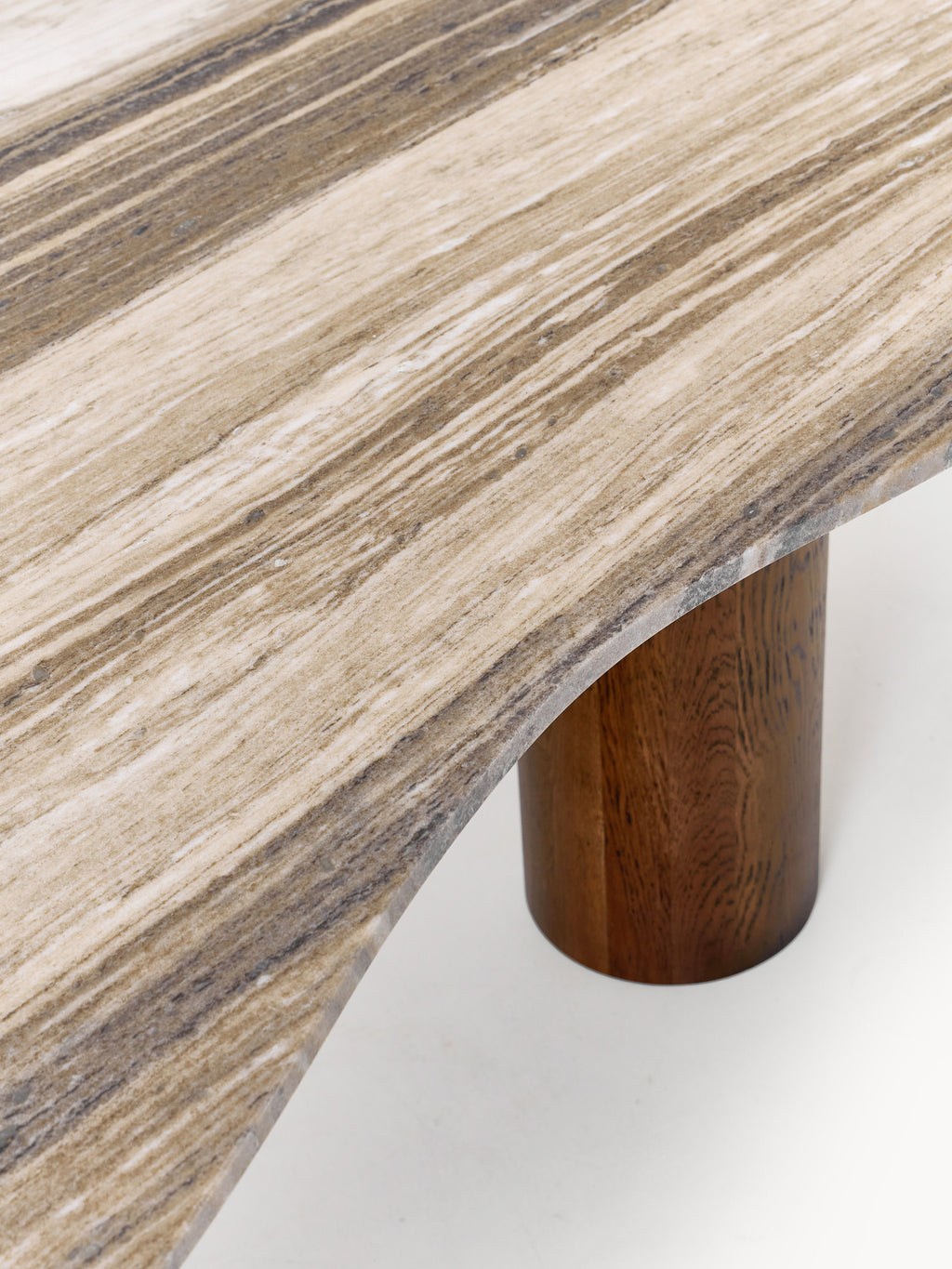 Naruto Organic-Shaped Marble Dining Table, in various sizes