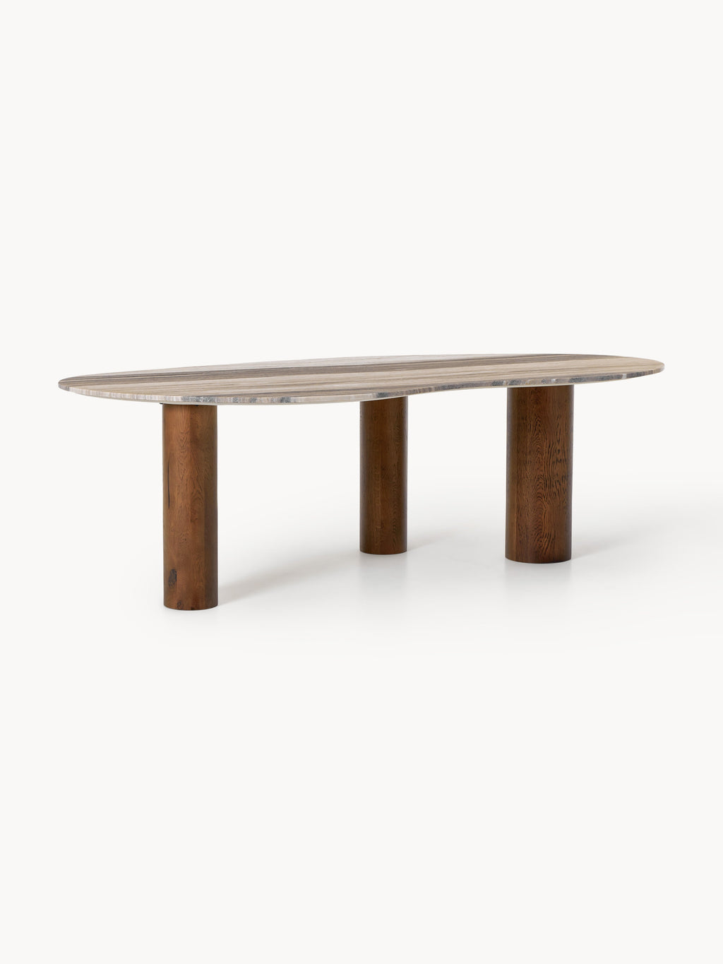 Naruto Organic-Shaped Marble Dining Table, in various sizes
