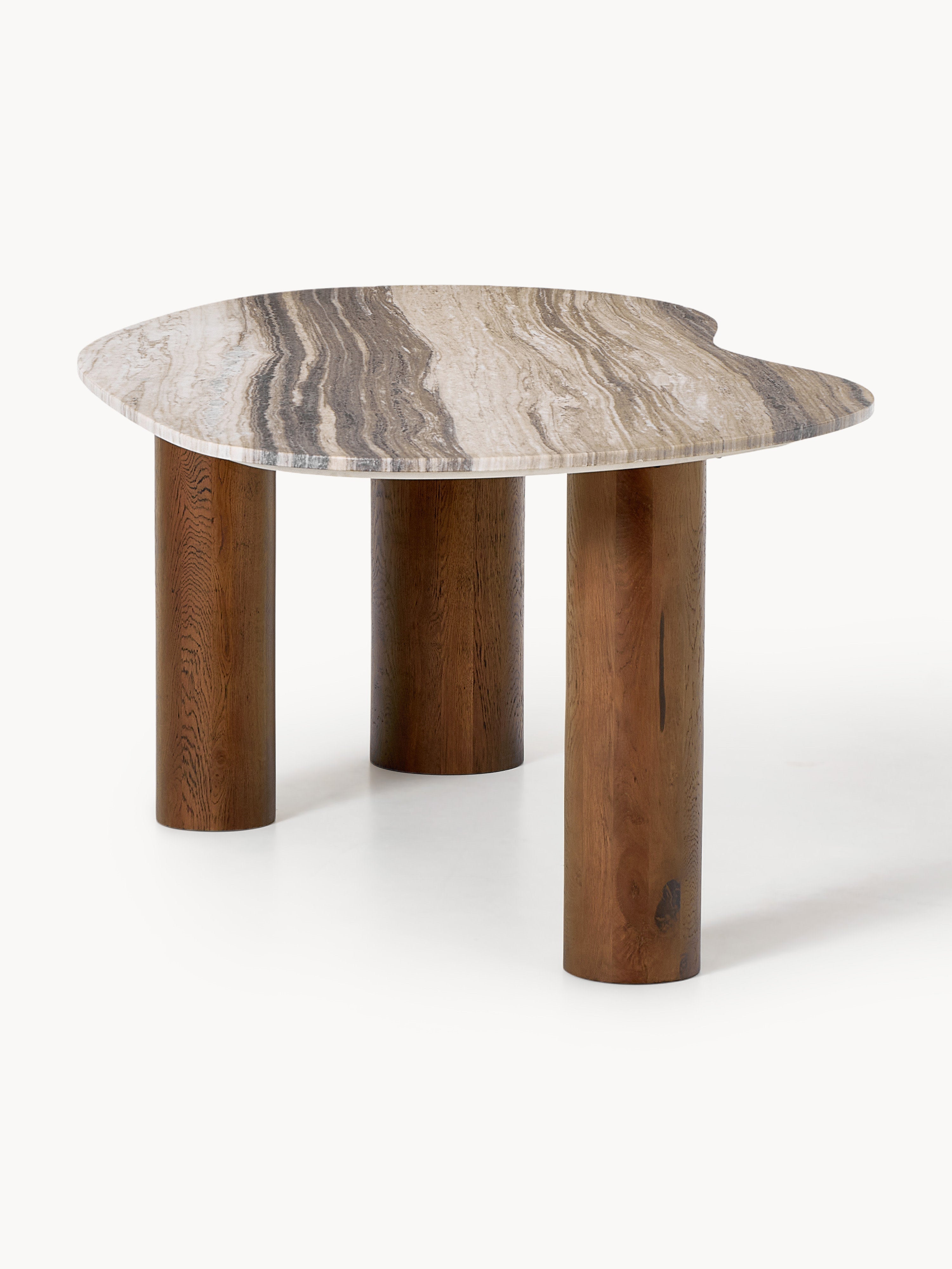 Naruto Organic-Shaped Marble Dining Table, in various sizes
