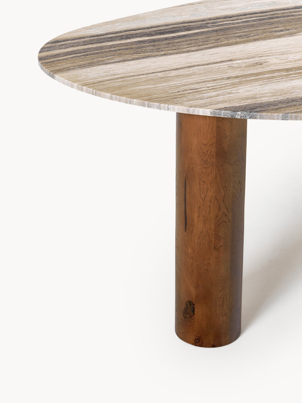 Naruto Organic-Shaped Marble Dining Table, in various sizes
