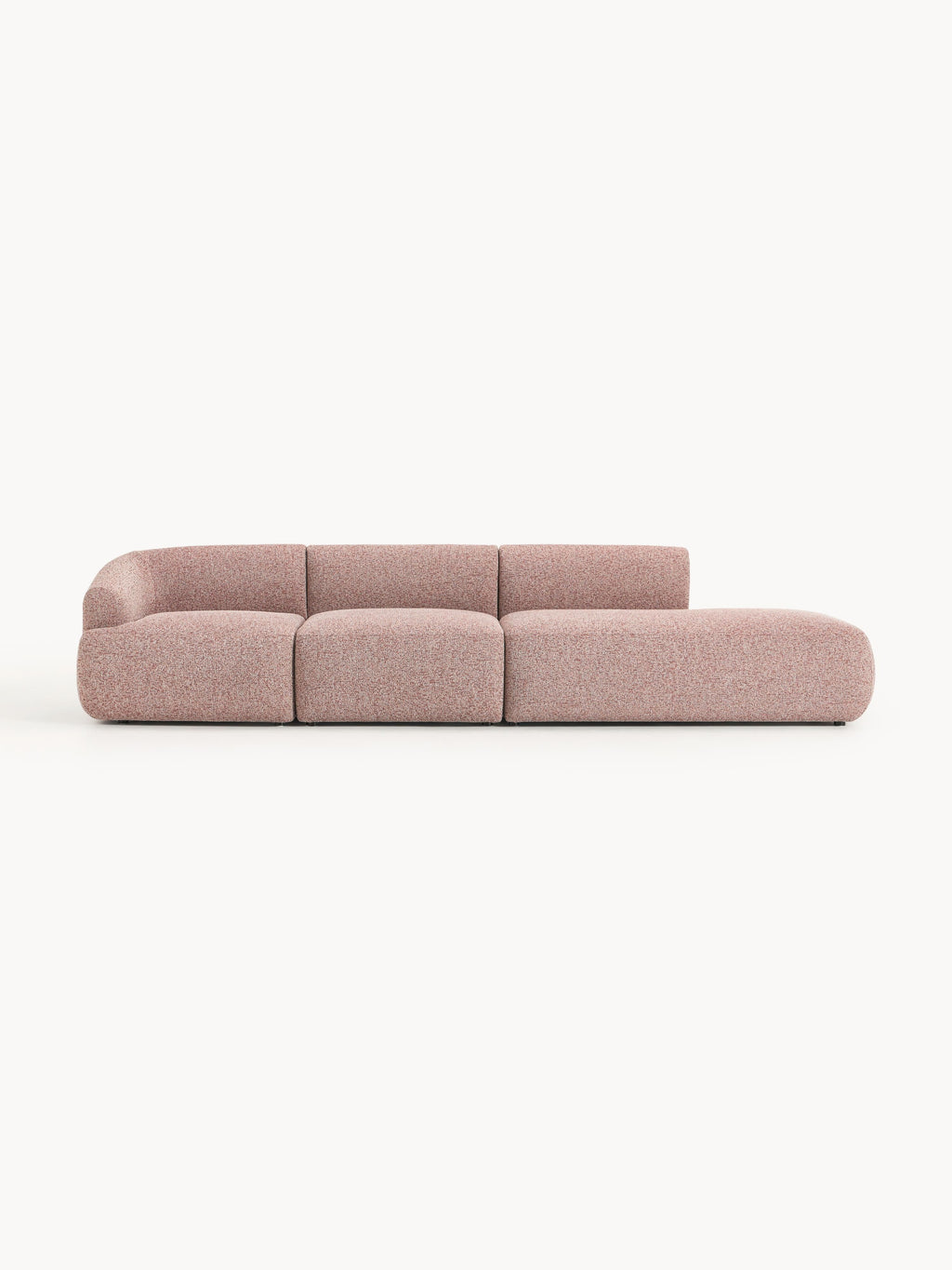 Gallery image 1 - Modular Bouclé Chaise Sofia (4-seater)