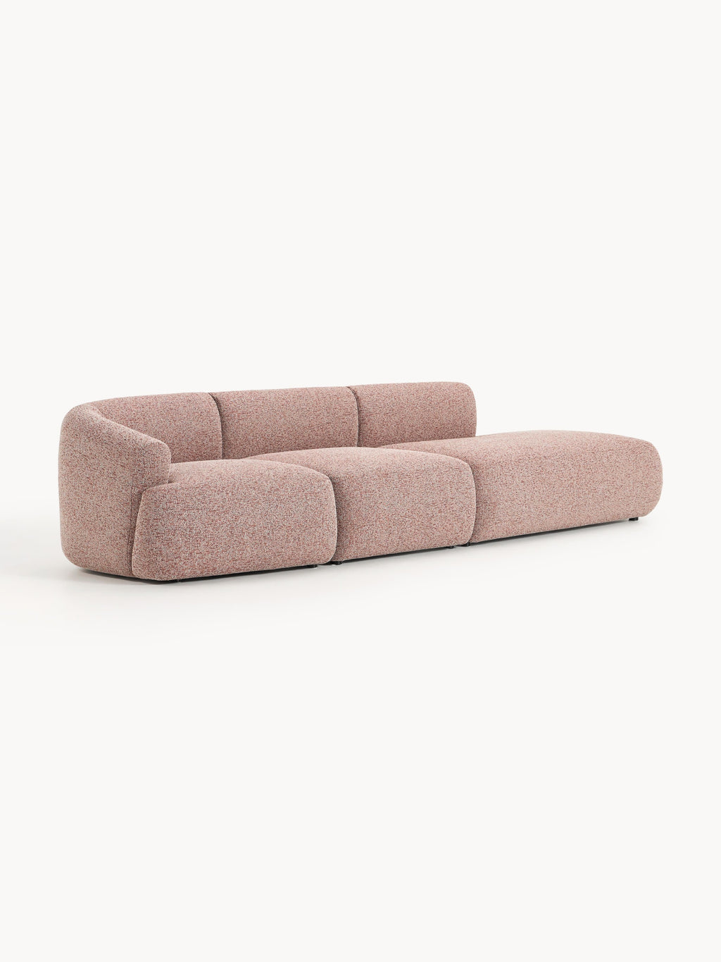 Sofia Modular Bouclé Chaise (4-seater)