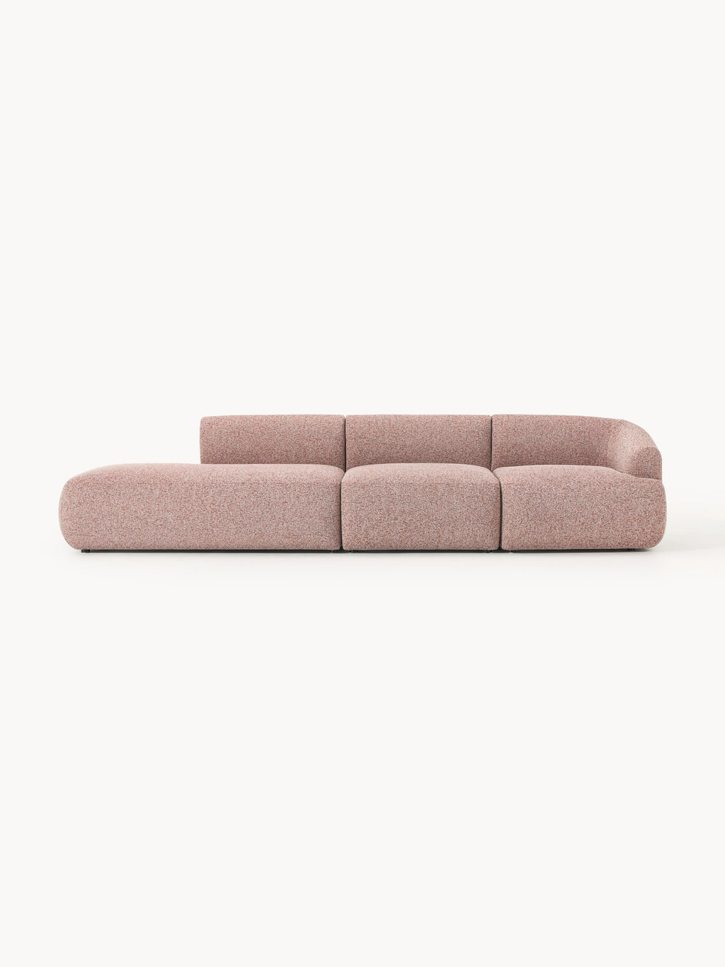Sofia Modular Bouclé Chaise (4-seater)