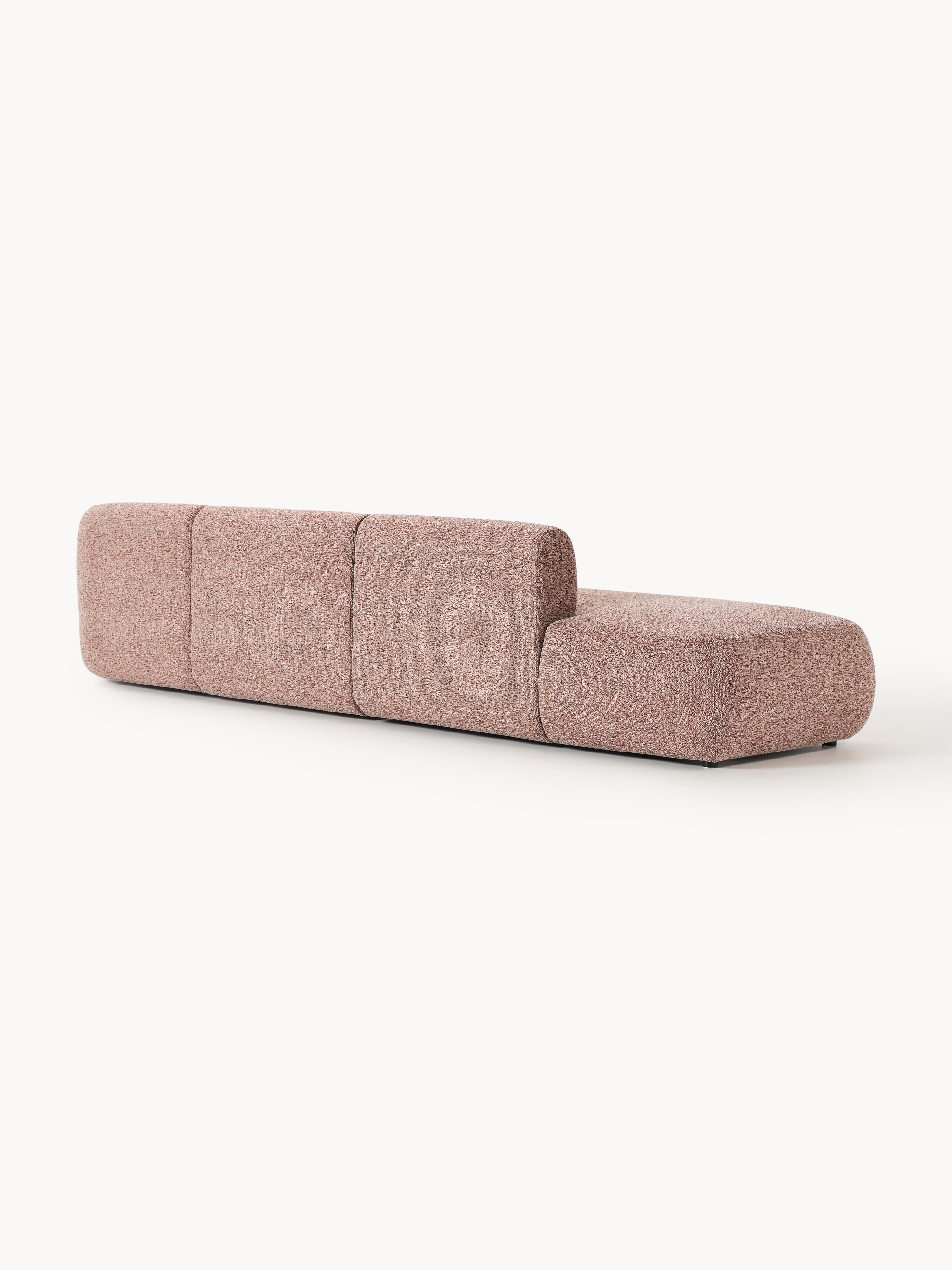 Sofia Modular Bouclé Chaise (4-seater)