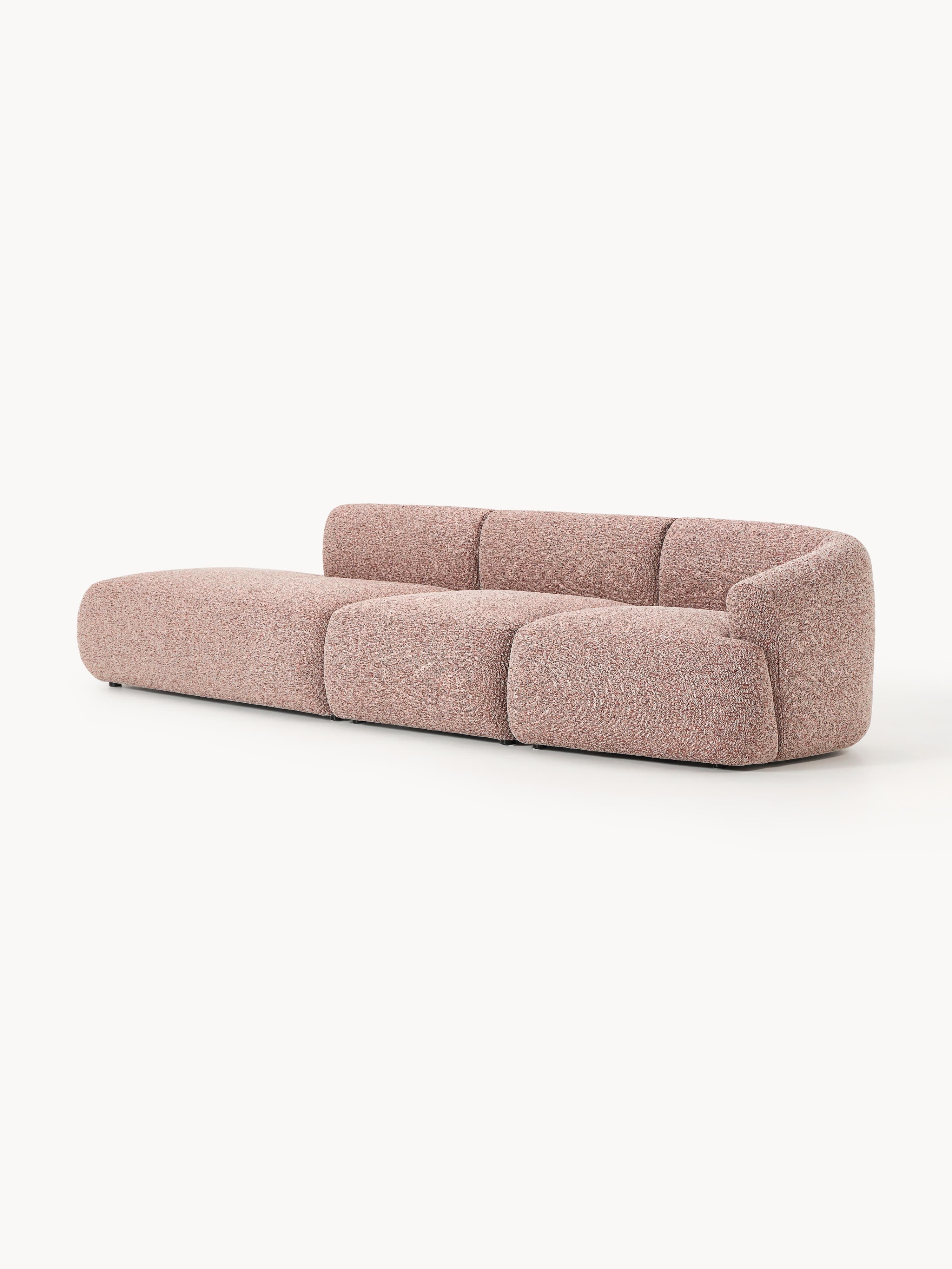 Sofia Modular Bouclé Chaise (4-seater)