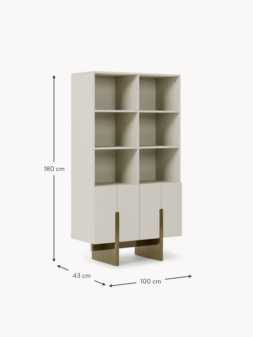 Dado Large Wooden Highboard