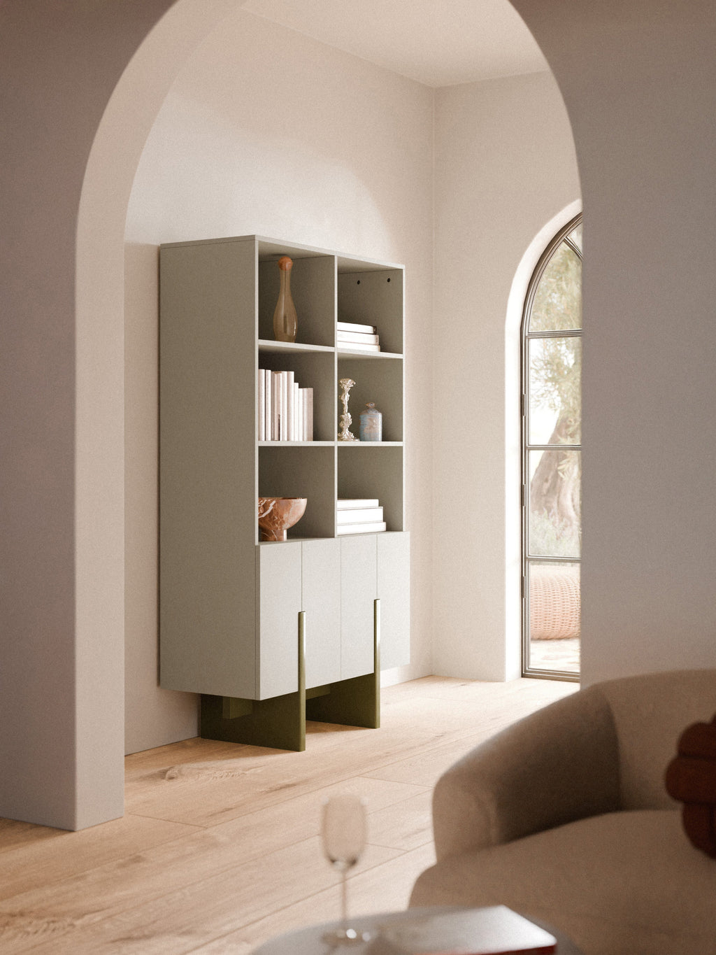 Dado Large Wooden Highboard