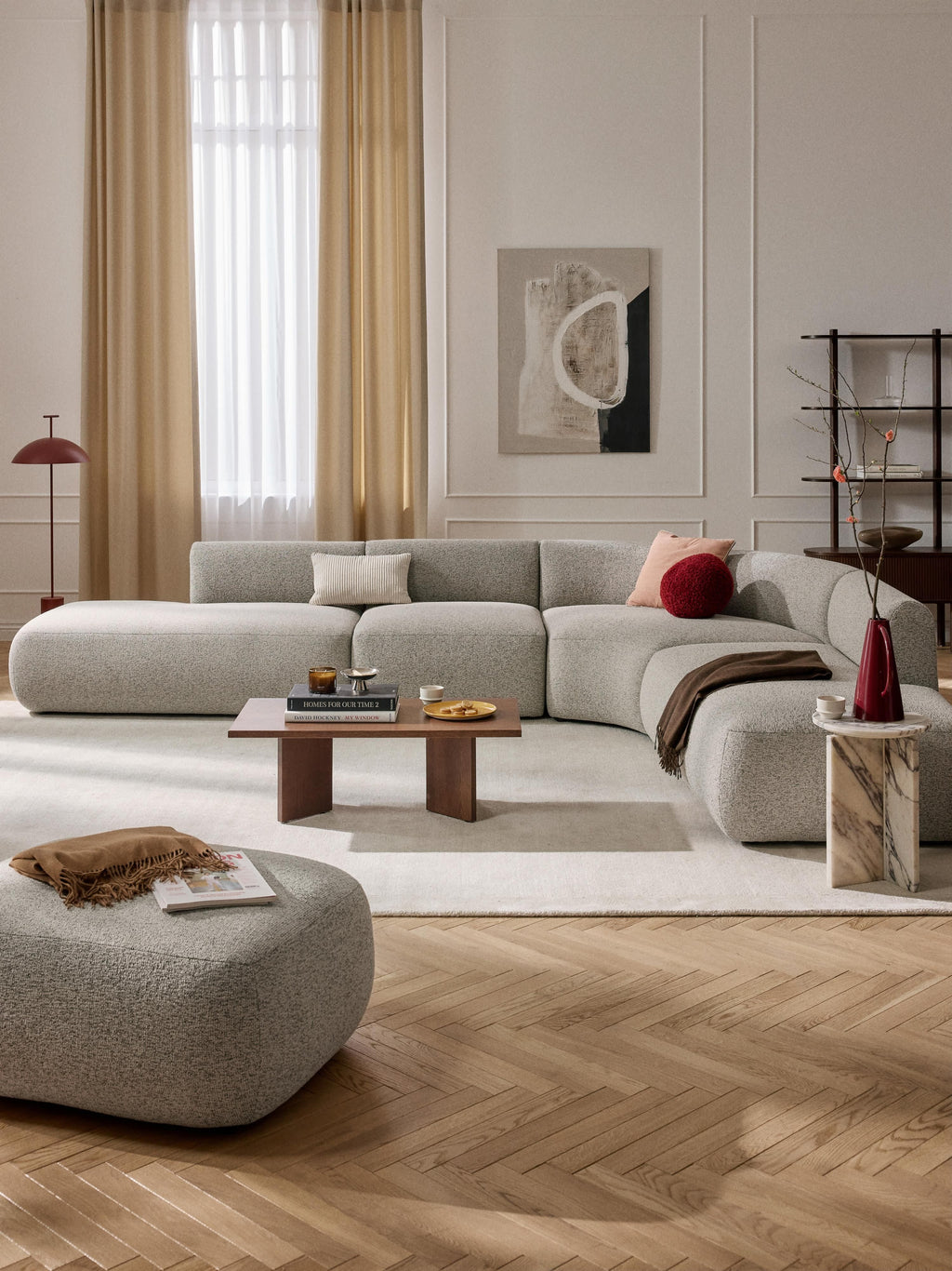 Sofia XL Modular Bouclé Corner Sofa