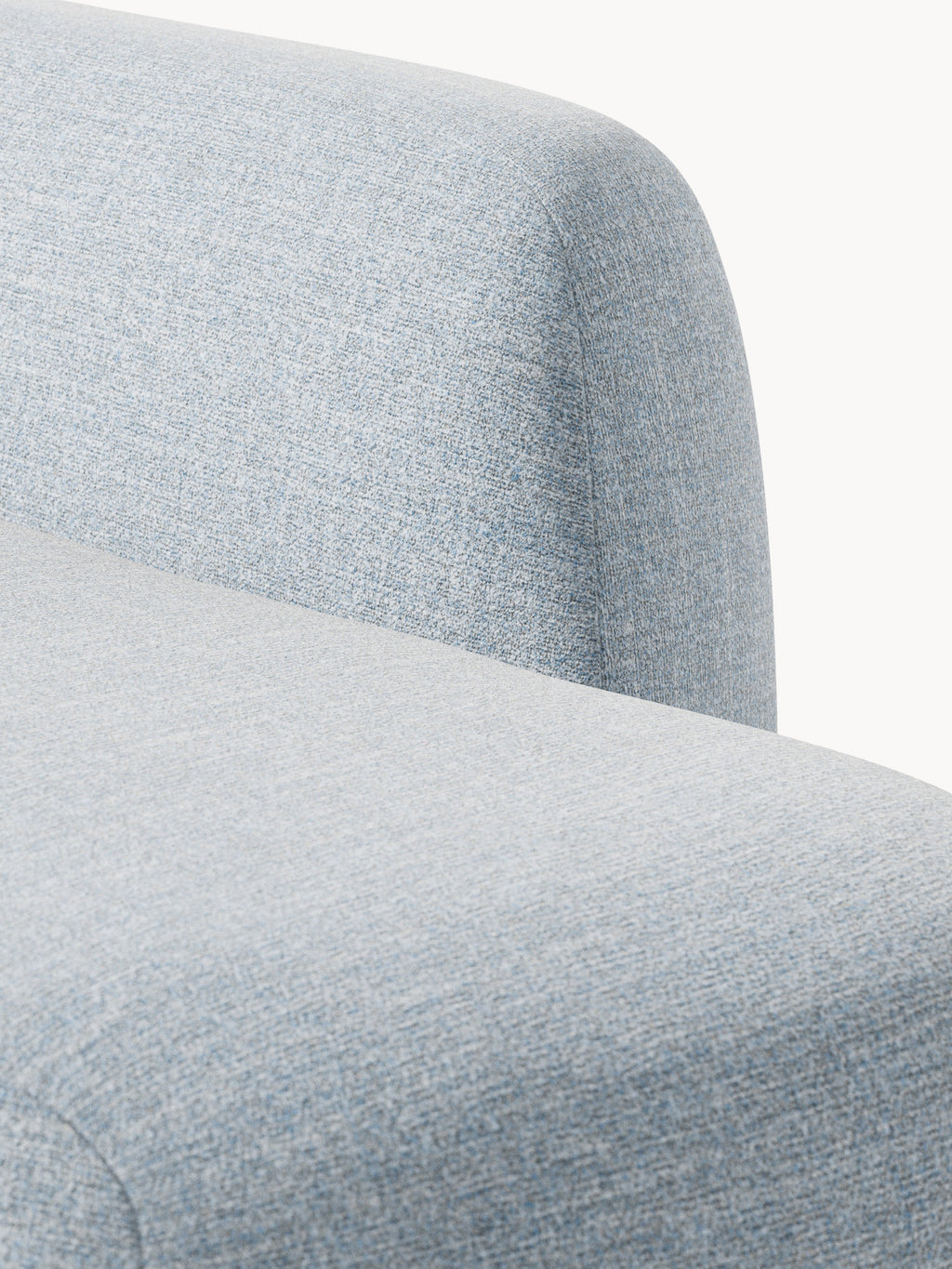 Wolke Modular Bouclé Chaise (3-seater)