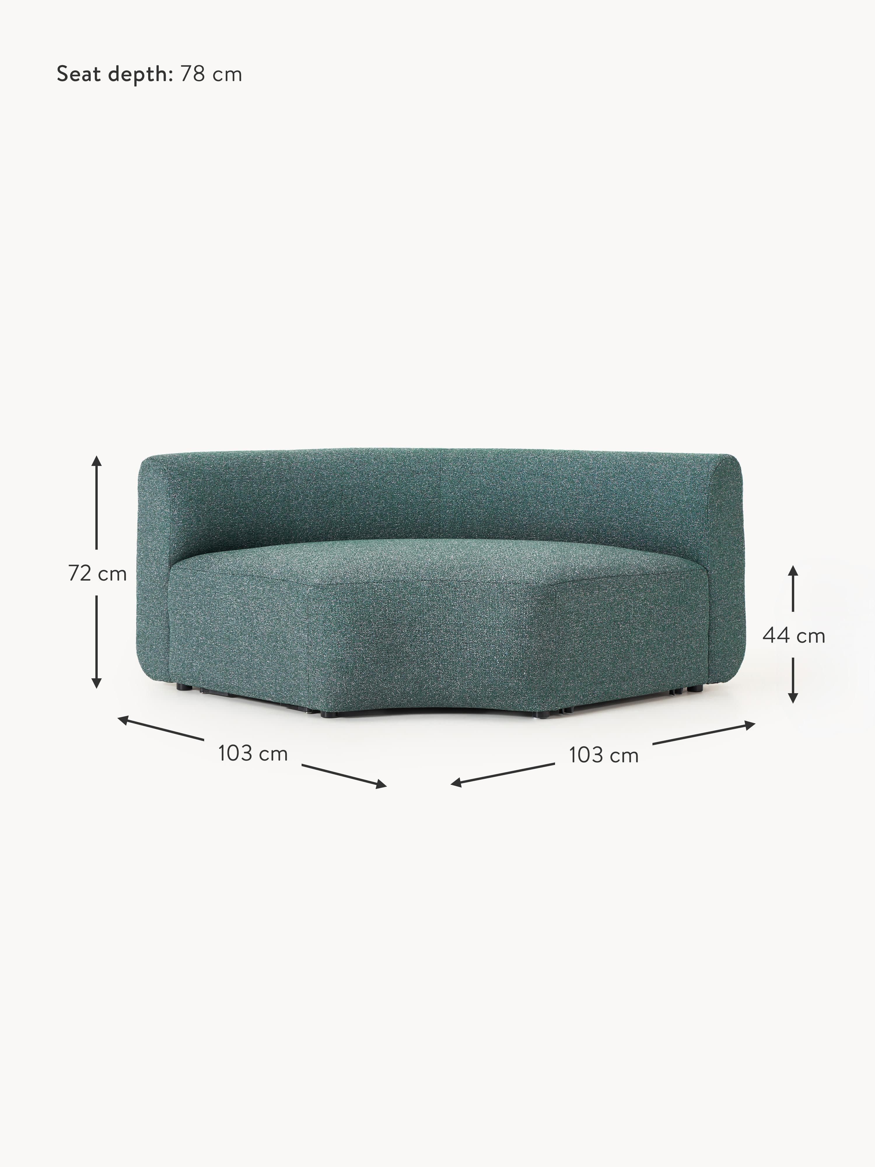 Sofia Round Bouclé Corner Module