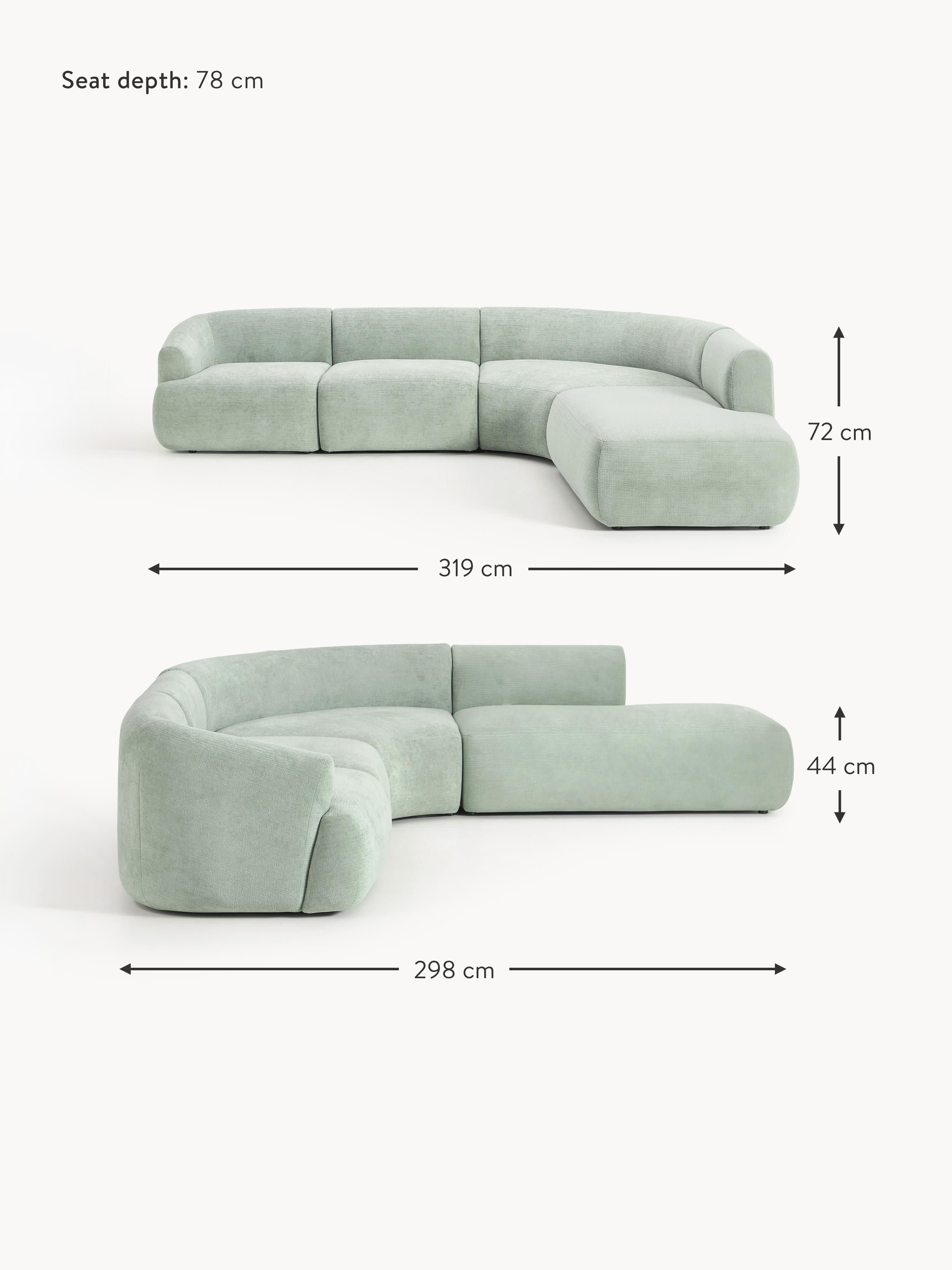 Sofia Modular Corner Sofa (4-seater)