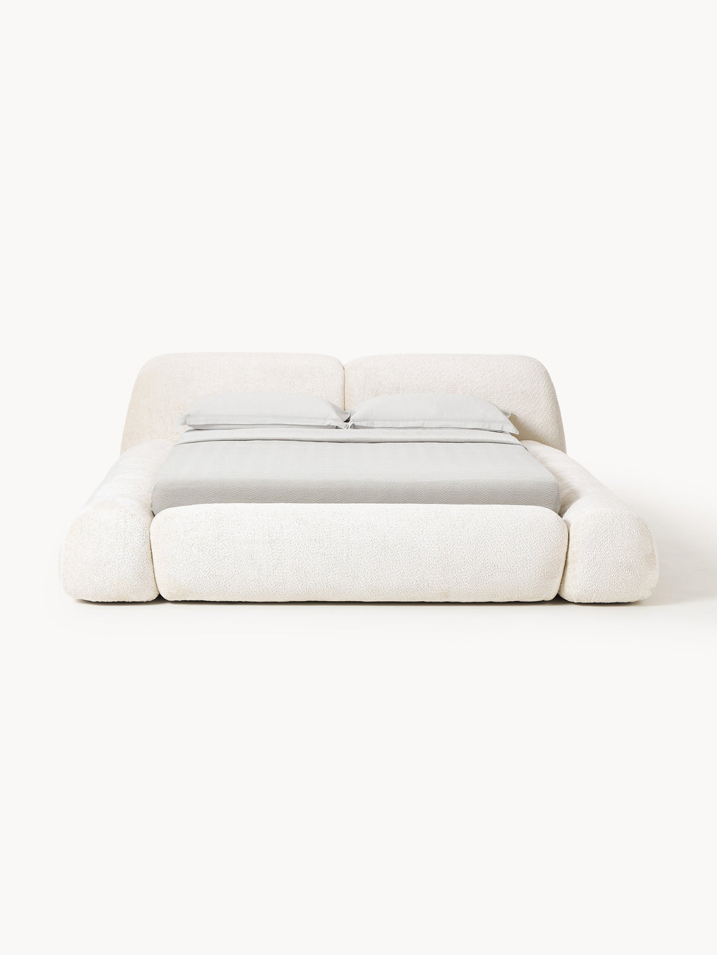 Wolke Upholstered Teddy Bouclé Bed