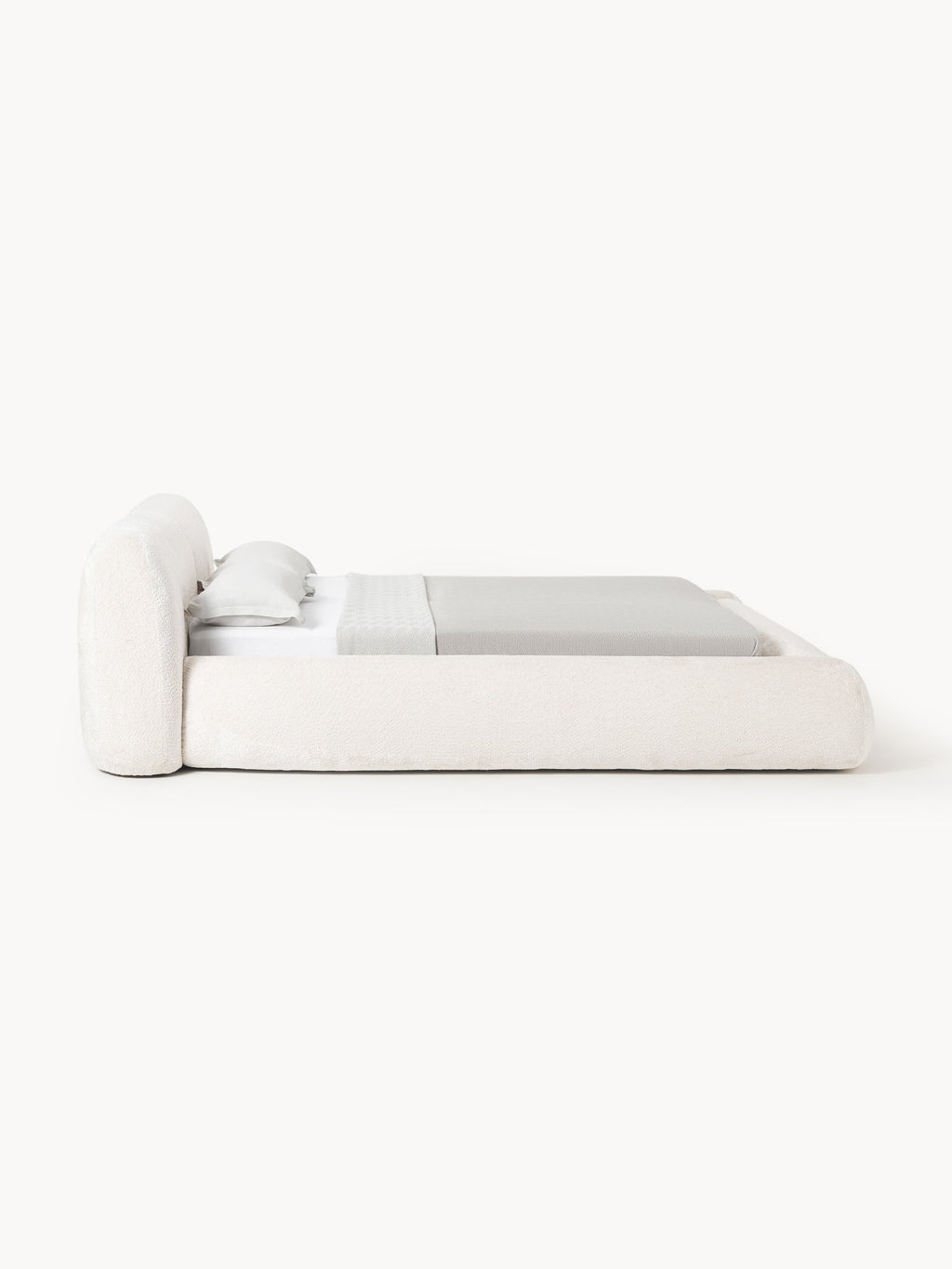 Wolke Upholstered Teddy Bouclé Bed
