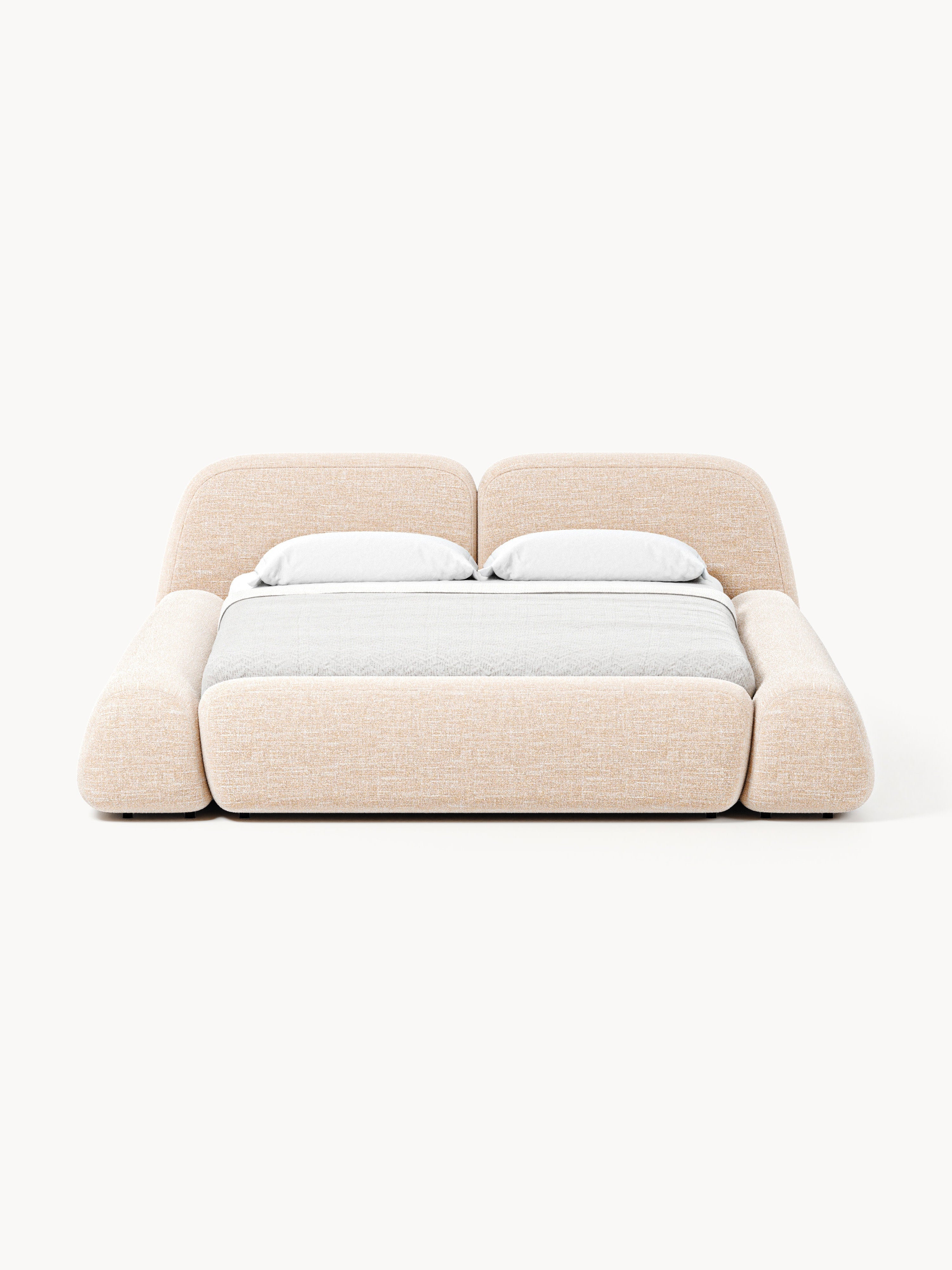 Wolke Upholstered Bouclé Bed