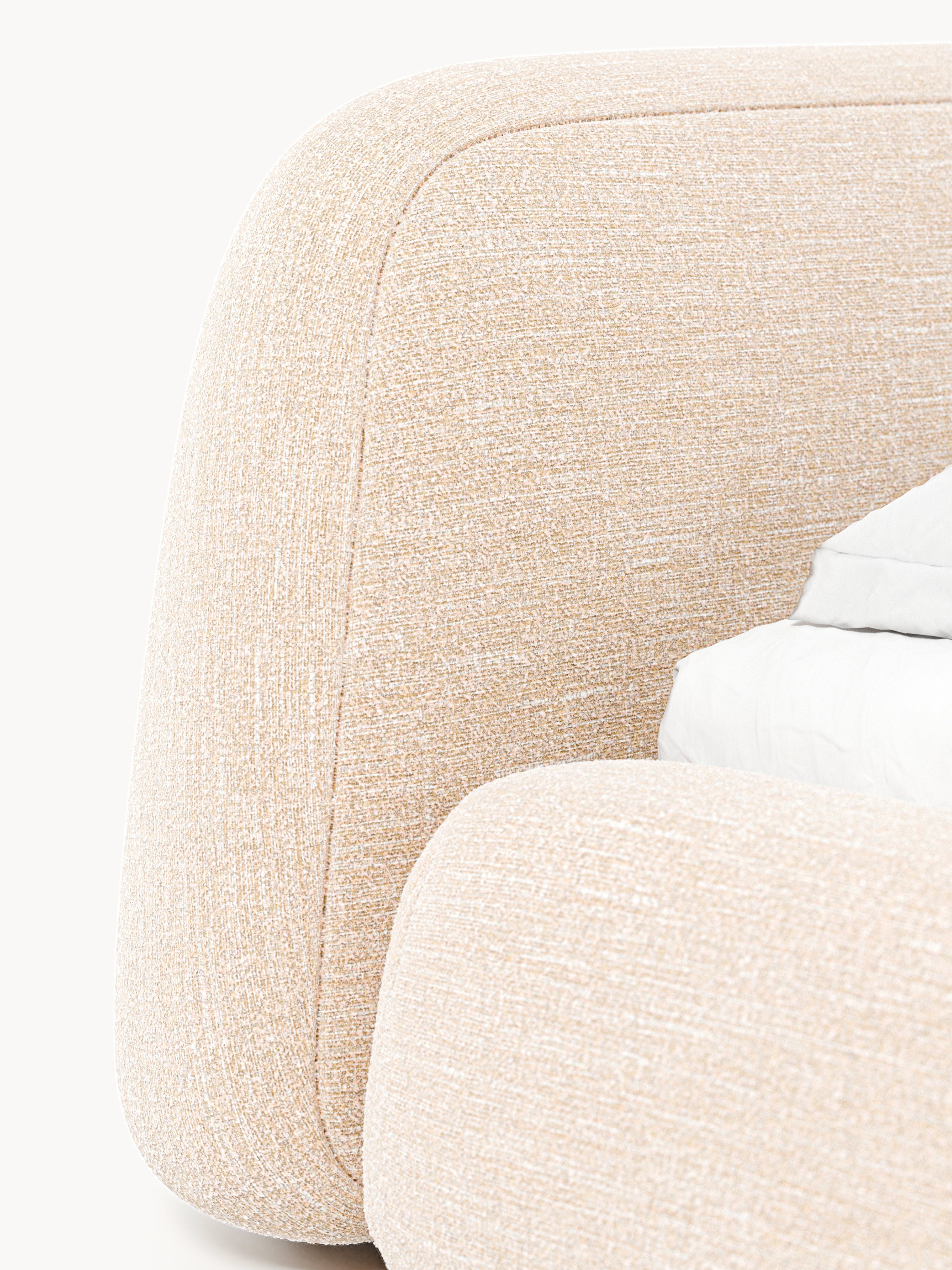 Wolke Upholstered Bouclé Bed