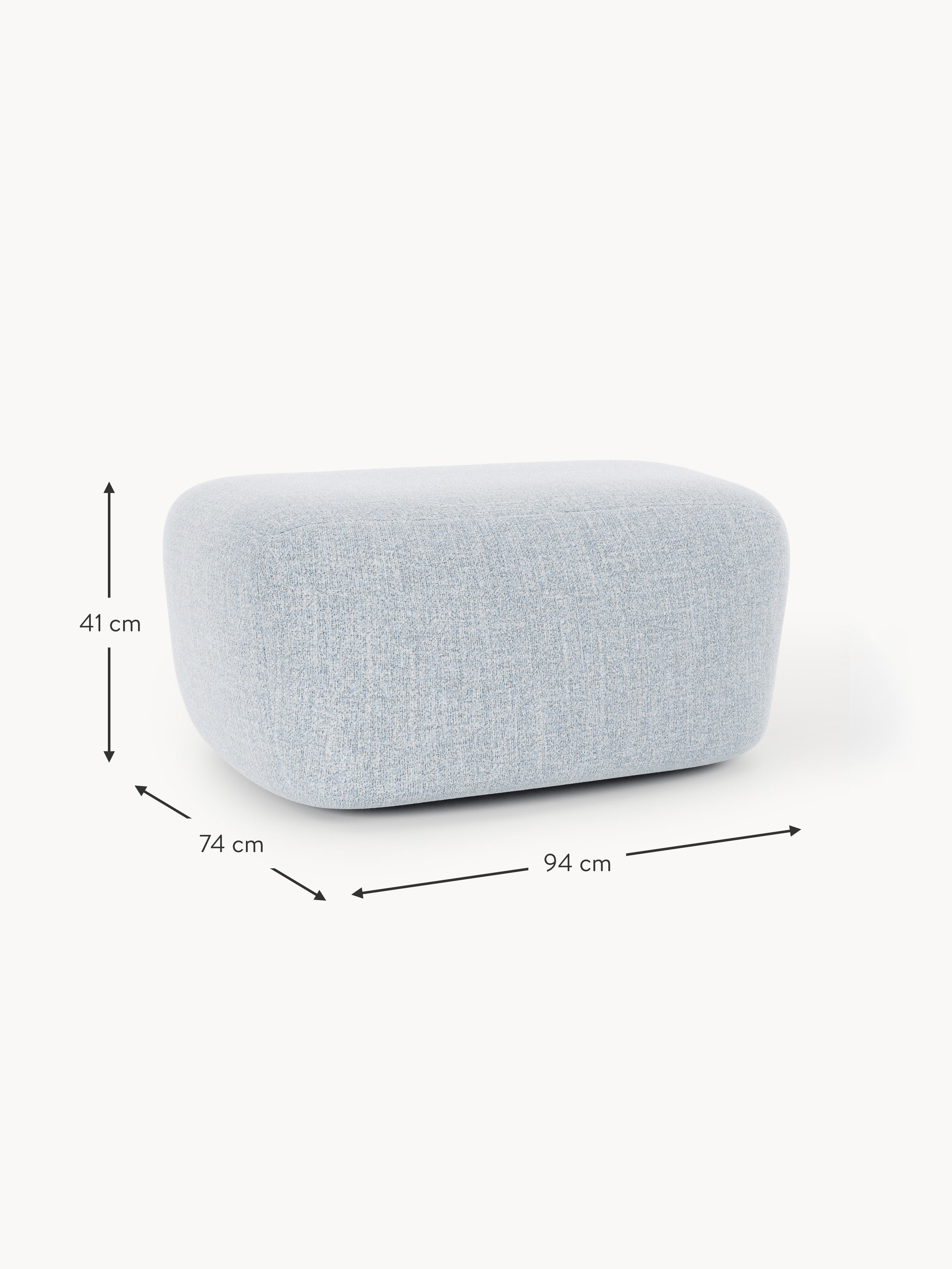 Wolke Large Bouclé Ottoman