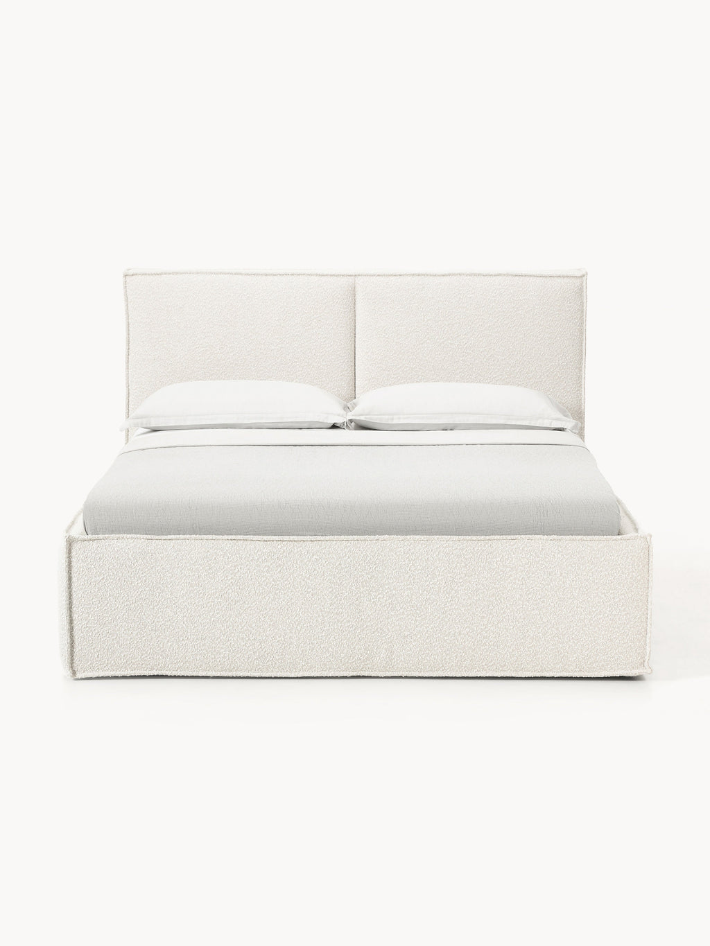 Dream Upholstered Bouclé Bed with Storage