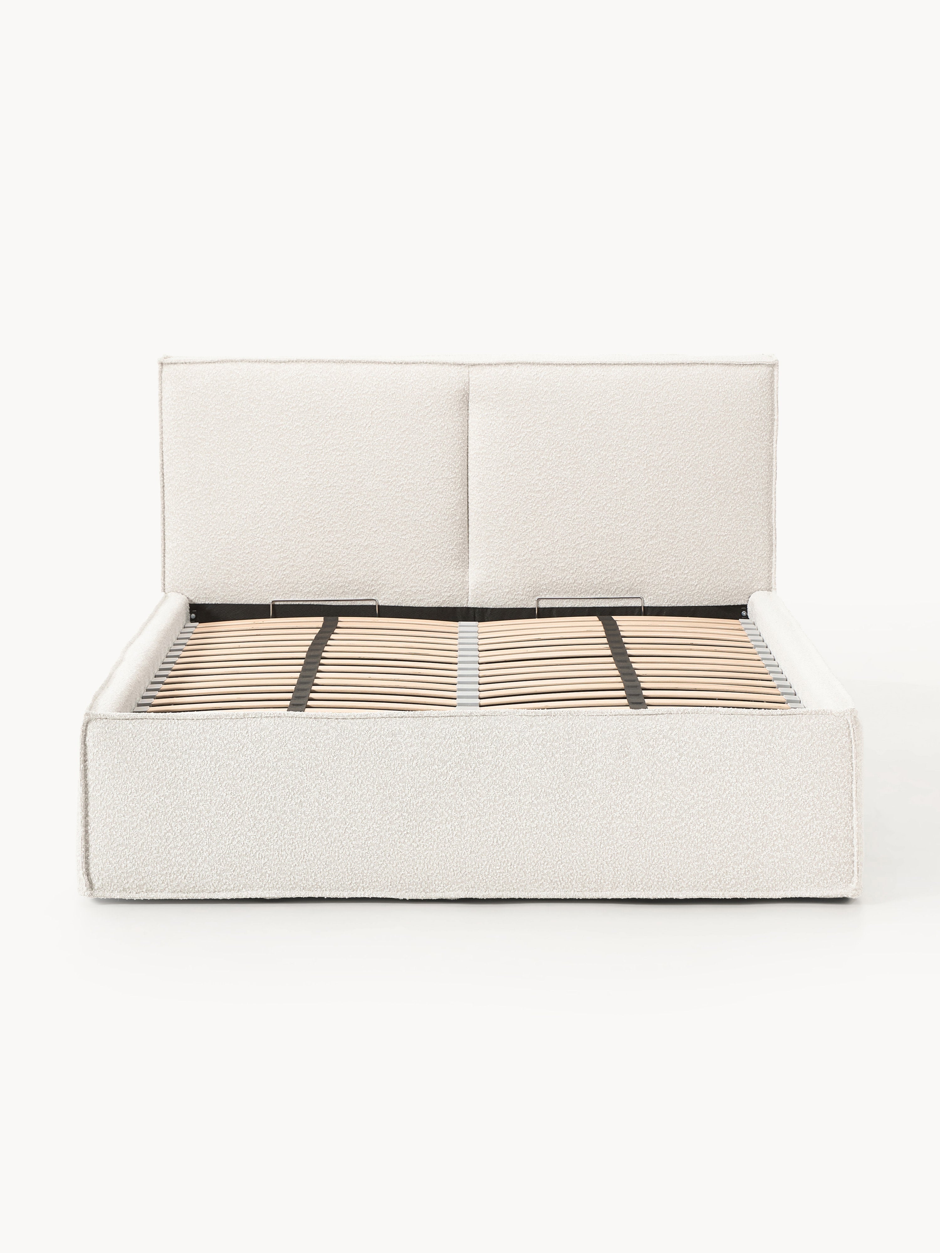 Dream Upholstered Bouclé Bed with Storage