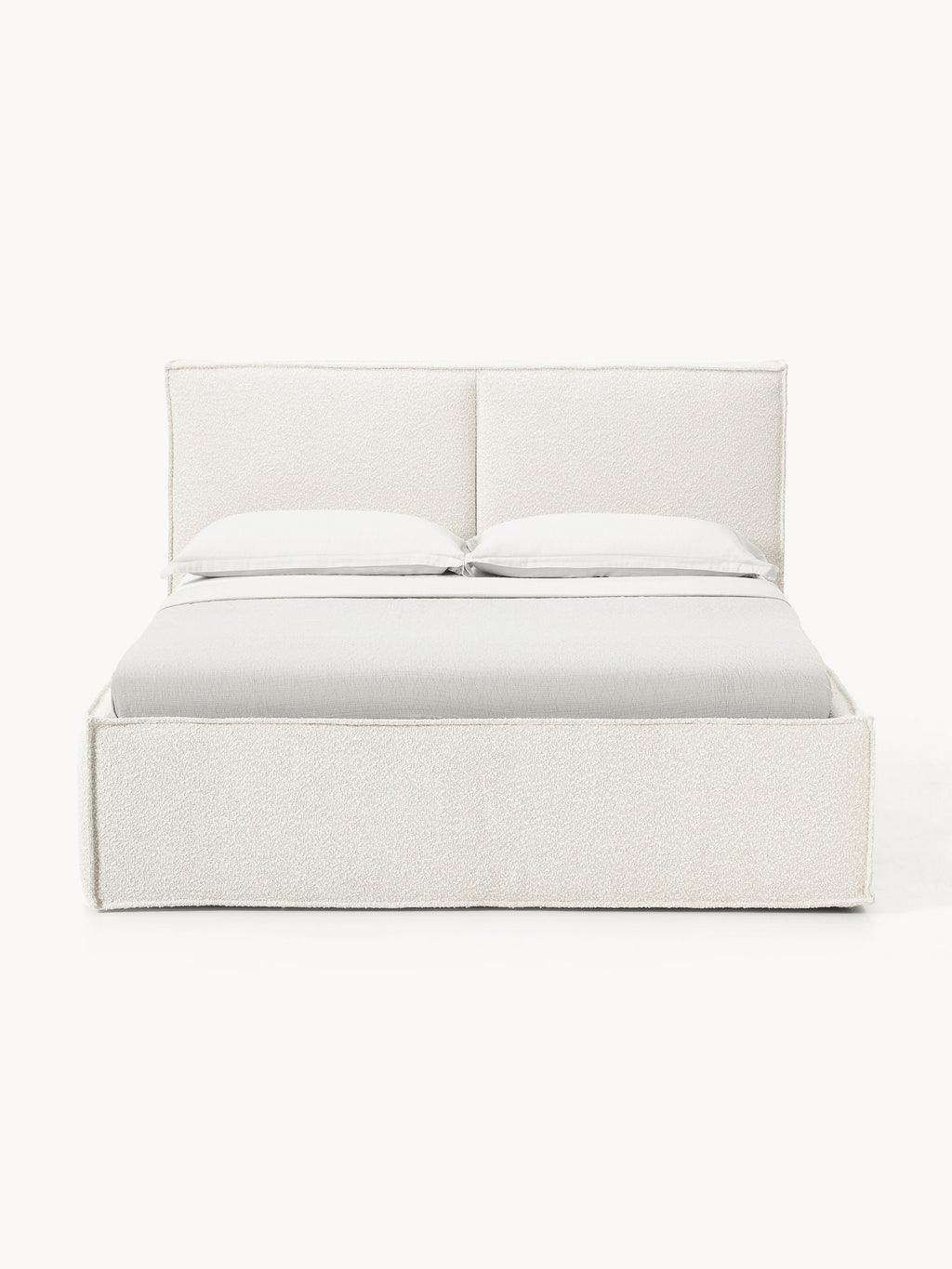 Dream Upholstered Bouclé Bed with Storage