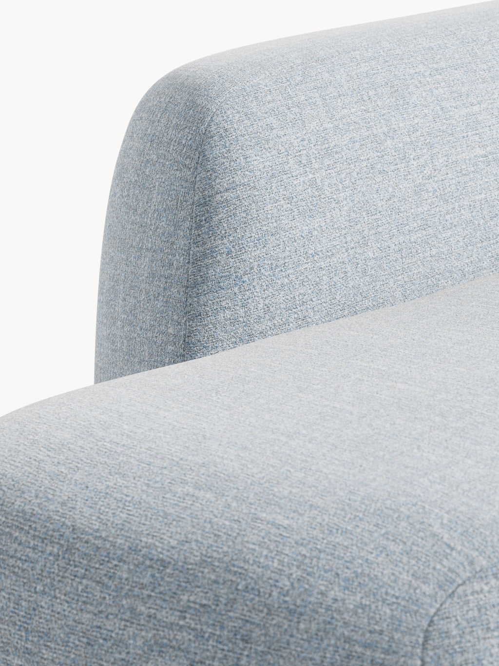 Wolke Modular Bouclé Corner Sofa (4-seater) with Chaise End