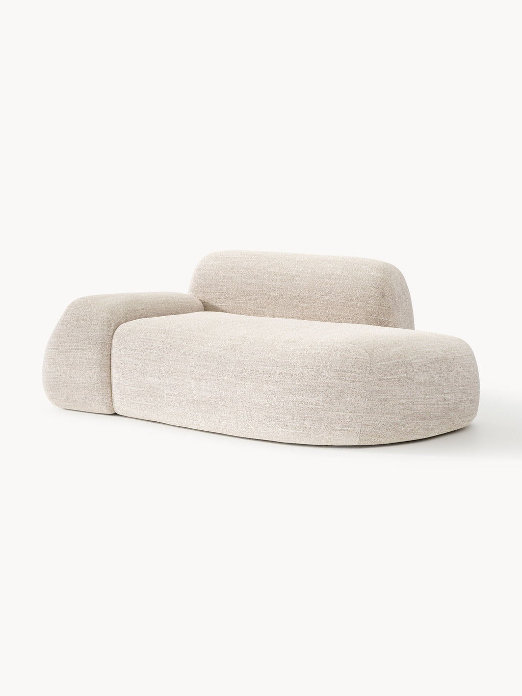 Wolke Bouclé Sofa (2-seater) with Chaise End
