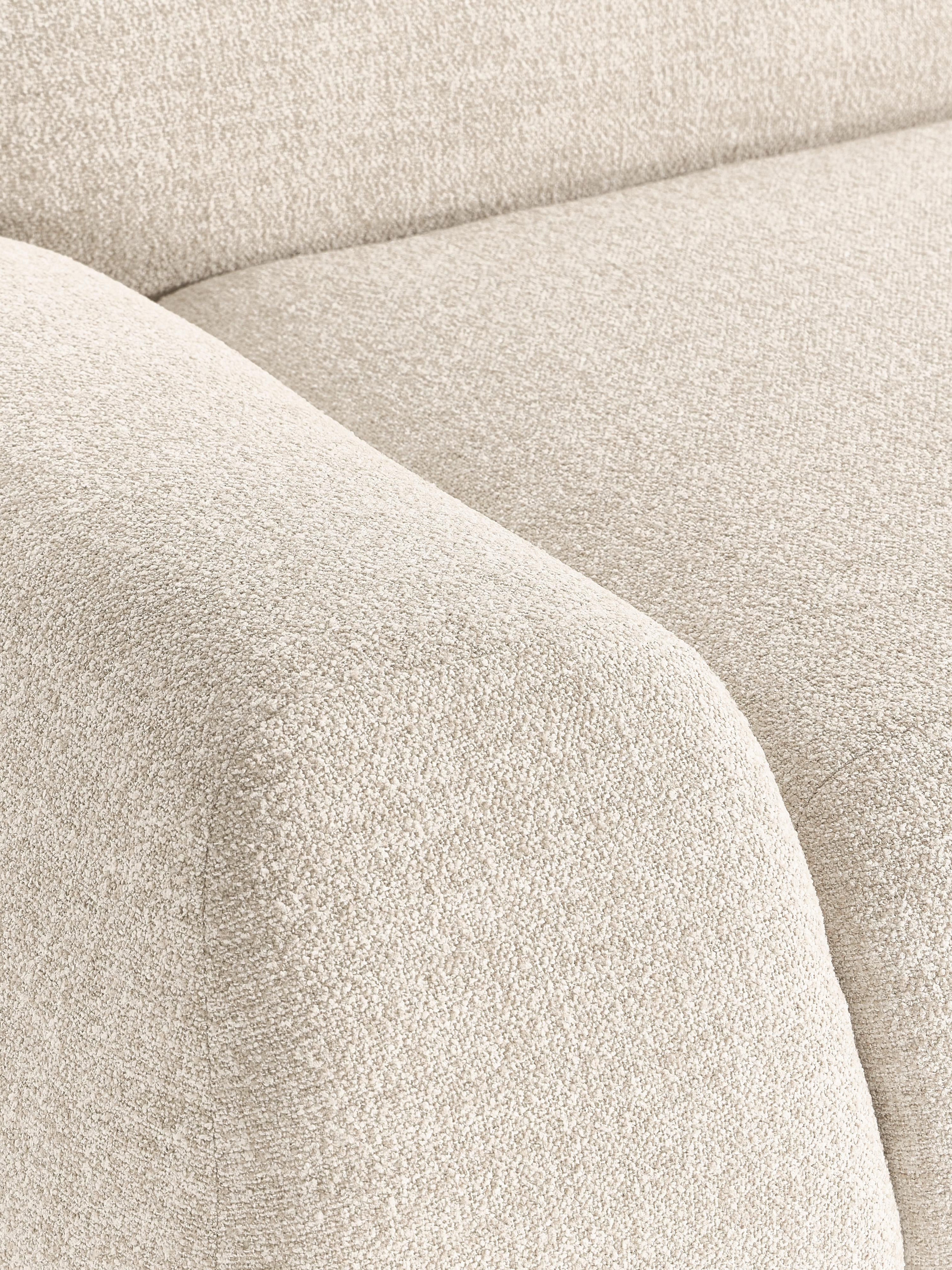 Wolke Bouclé Sofa (2-seater) with Chaise End