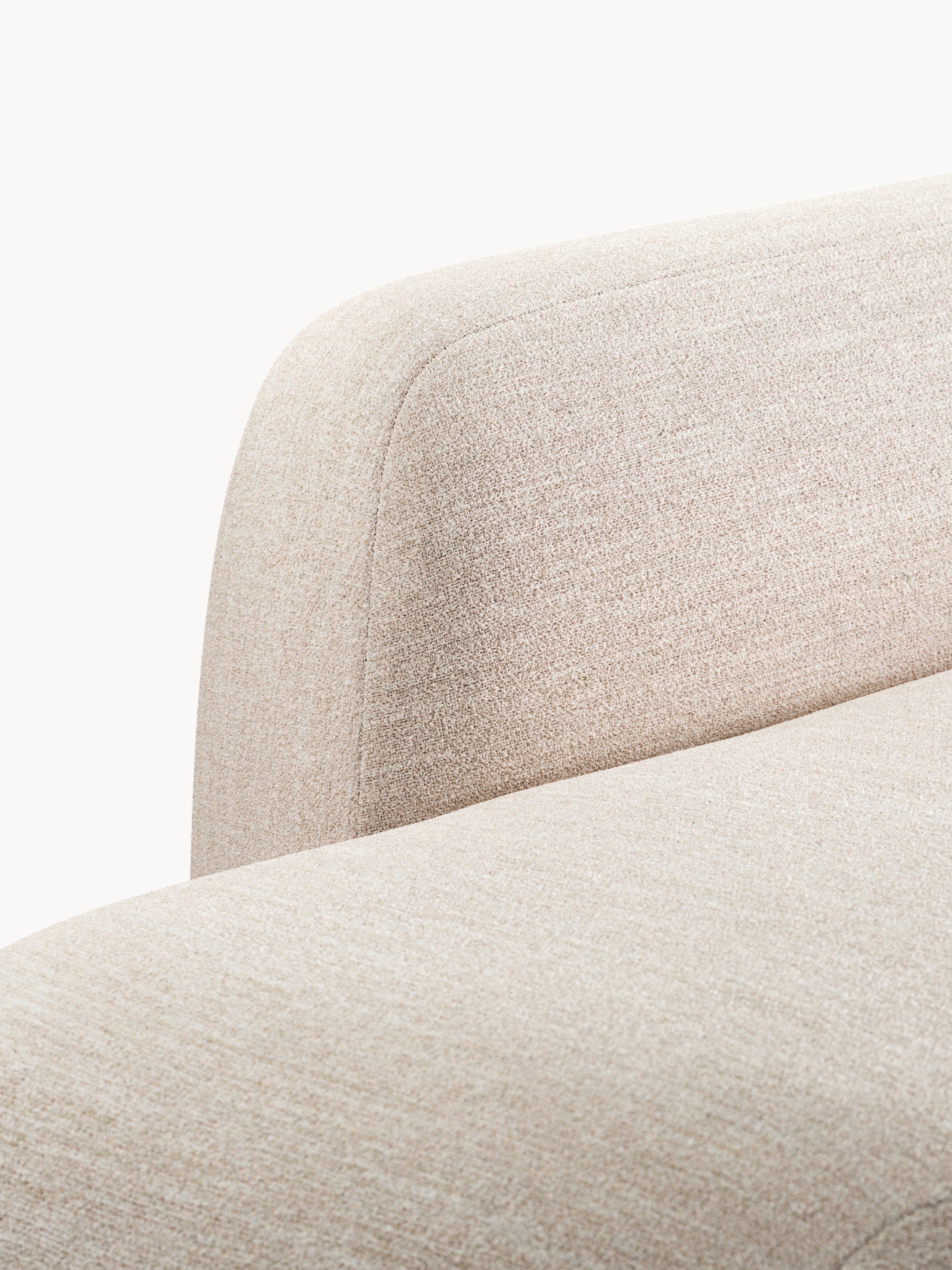 Wolke Bouclé Sofa (2-seater) with Chaise End