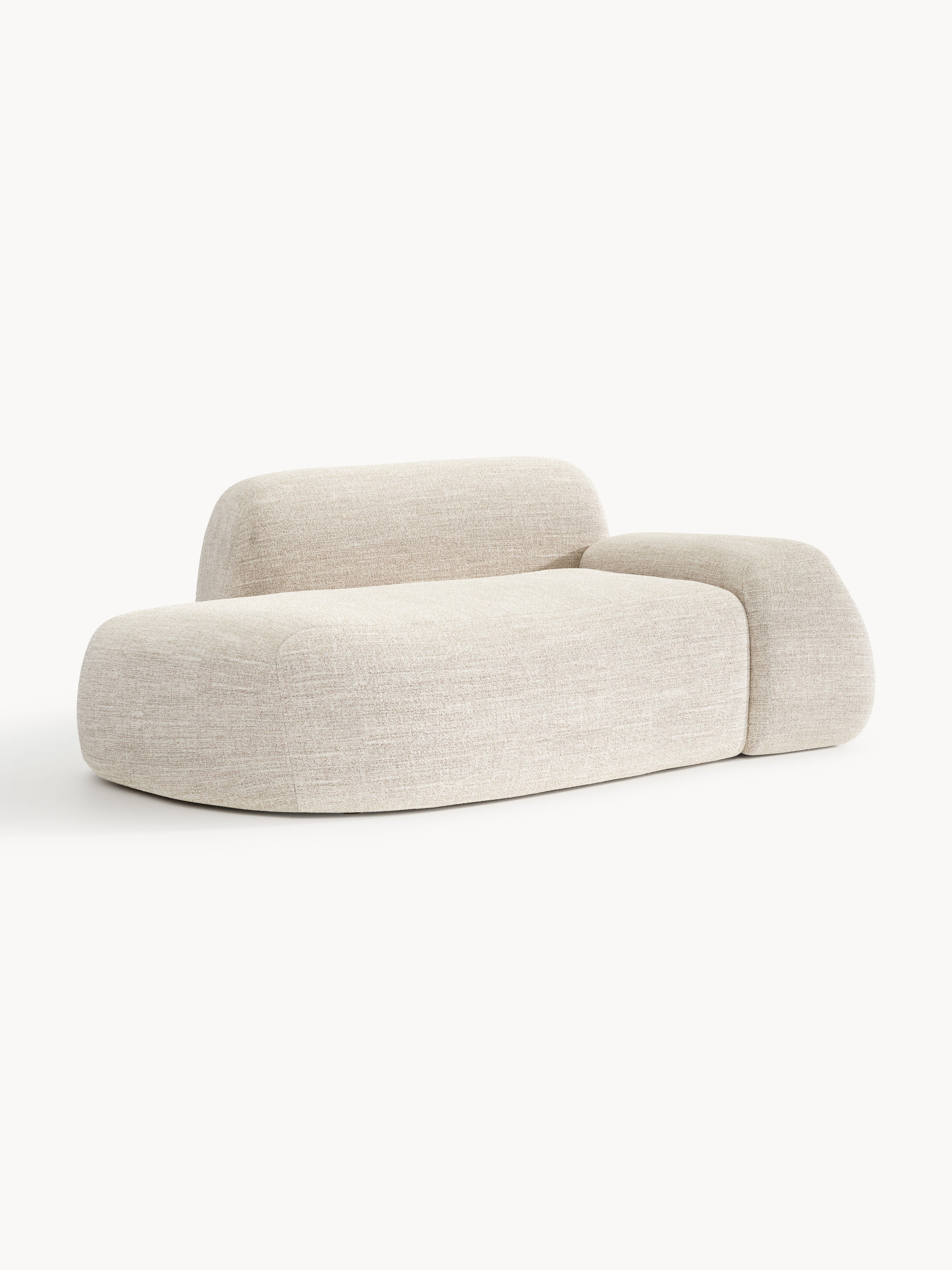 Wolke Bouclé Sofa (2-seater) with Chaise End