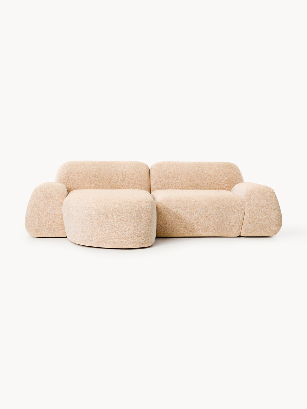 Gallery image 1 - Modular Bouclé Corner Sofa Wolke (3-seater)