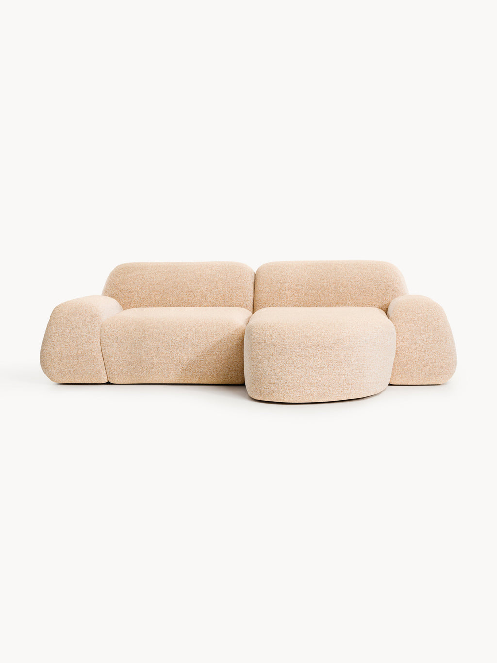 Wolke Modular Bouclé Corner Sofa (3-seater)
