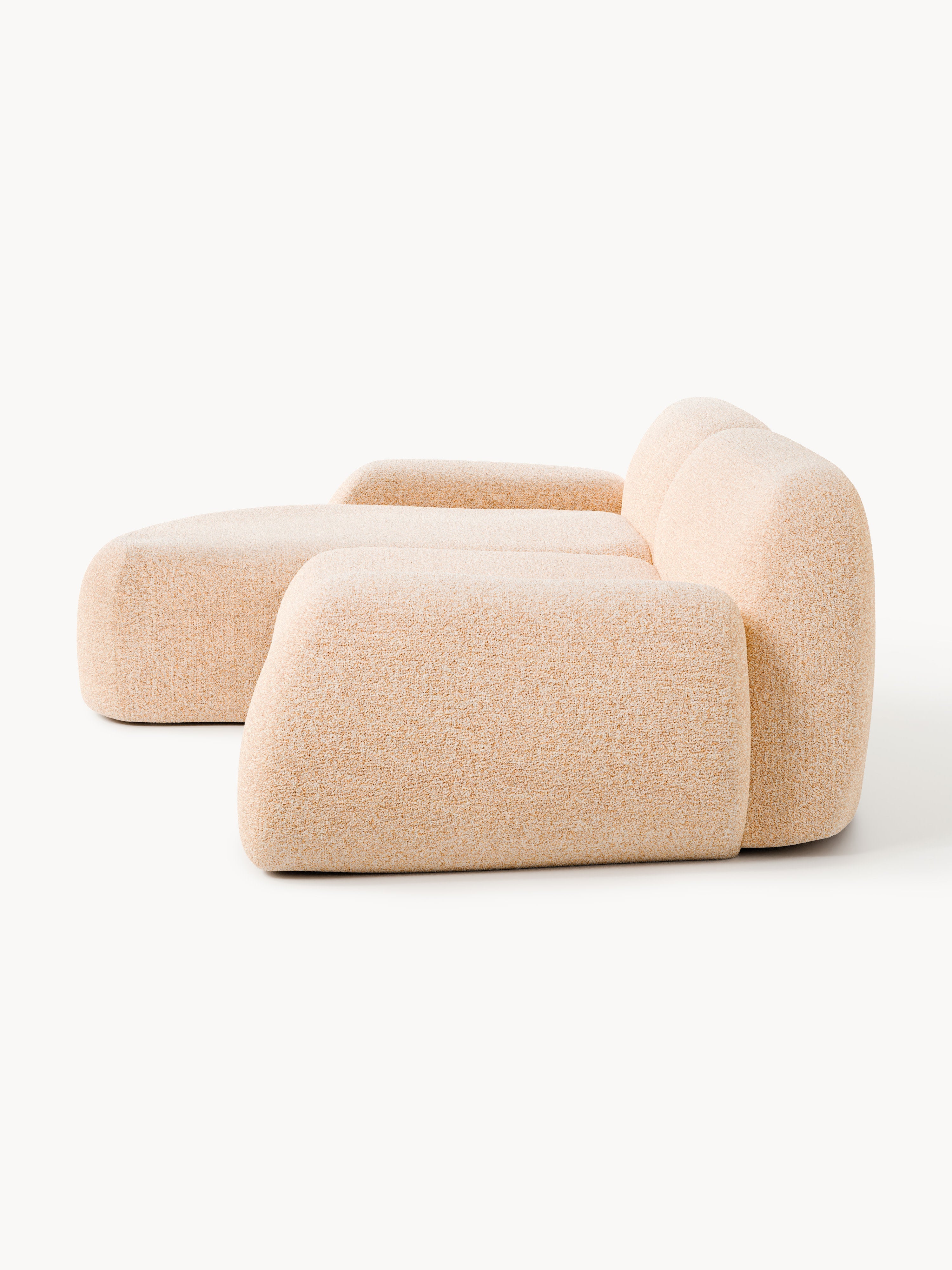 Wolke Modular Bouclé Corner Sofa (3-seater)