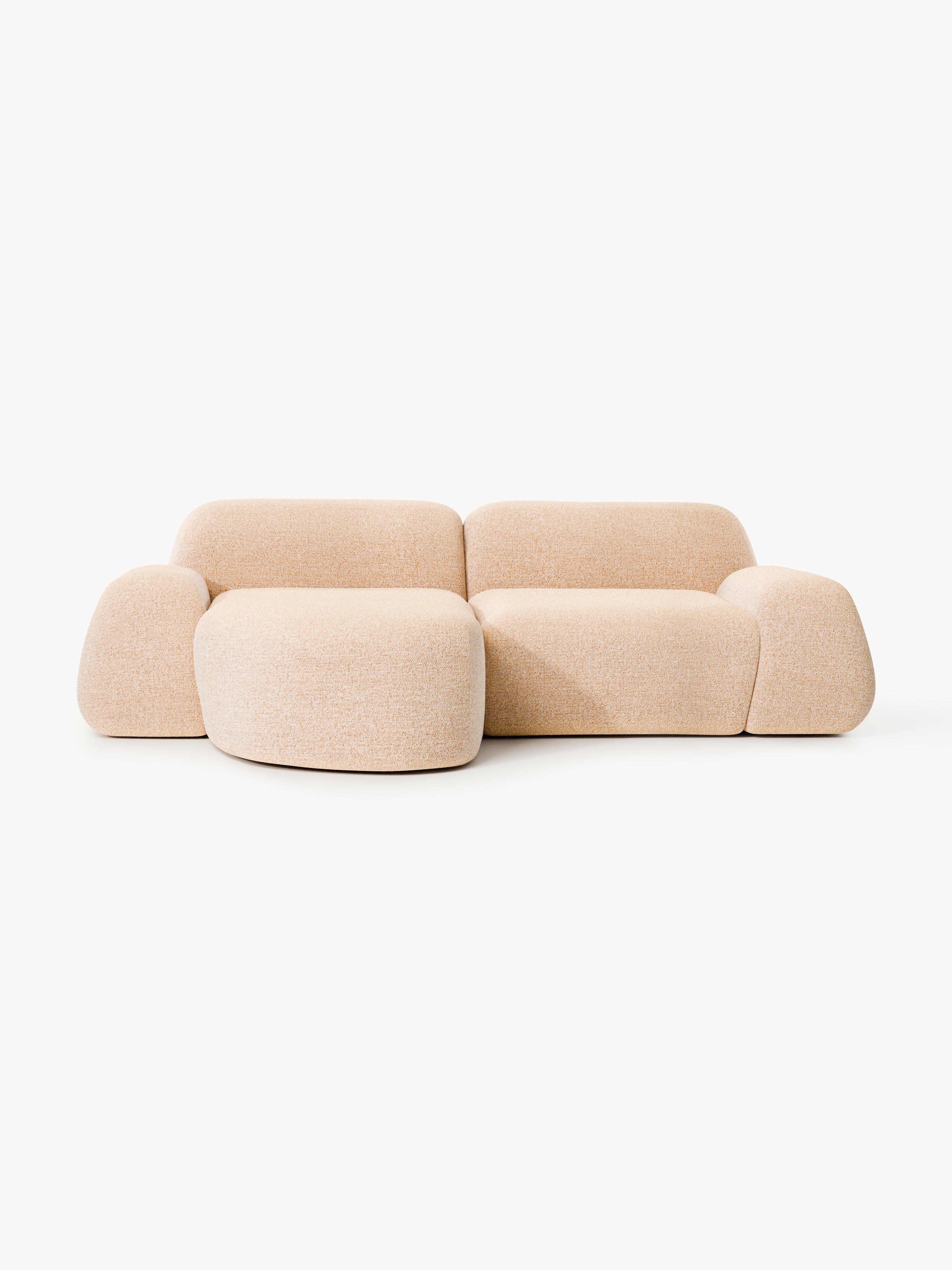Wolke Modular Bouclé Corner Sofa (3-seater)