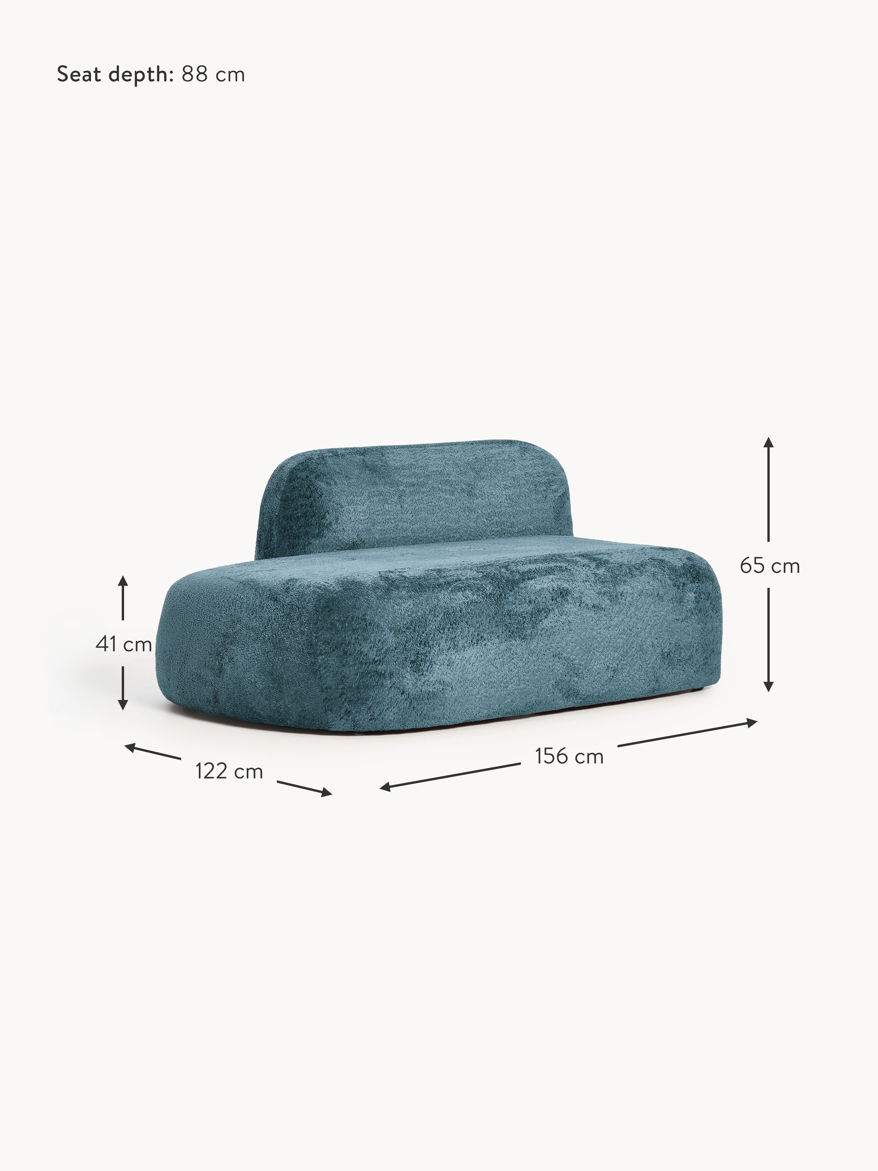 Wolke Teddy Bouclé Chaise Module