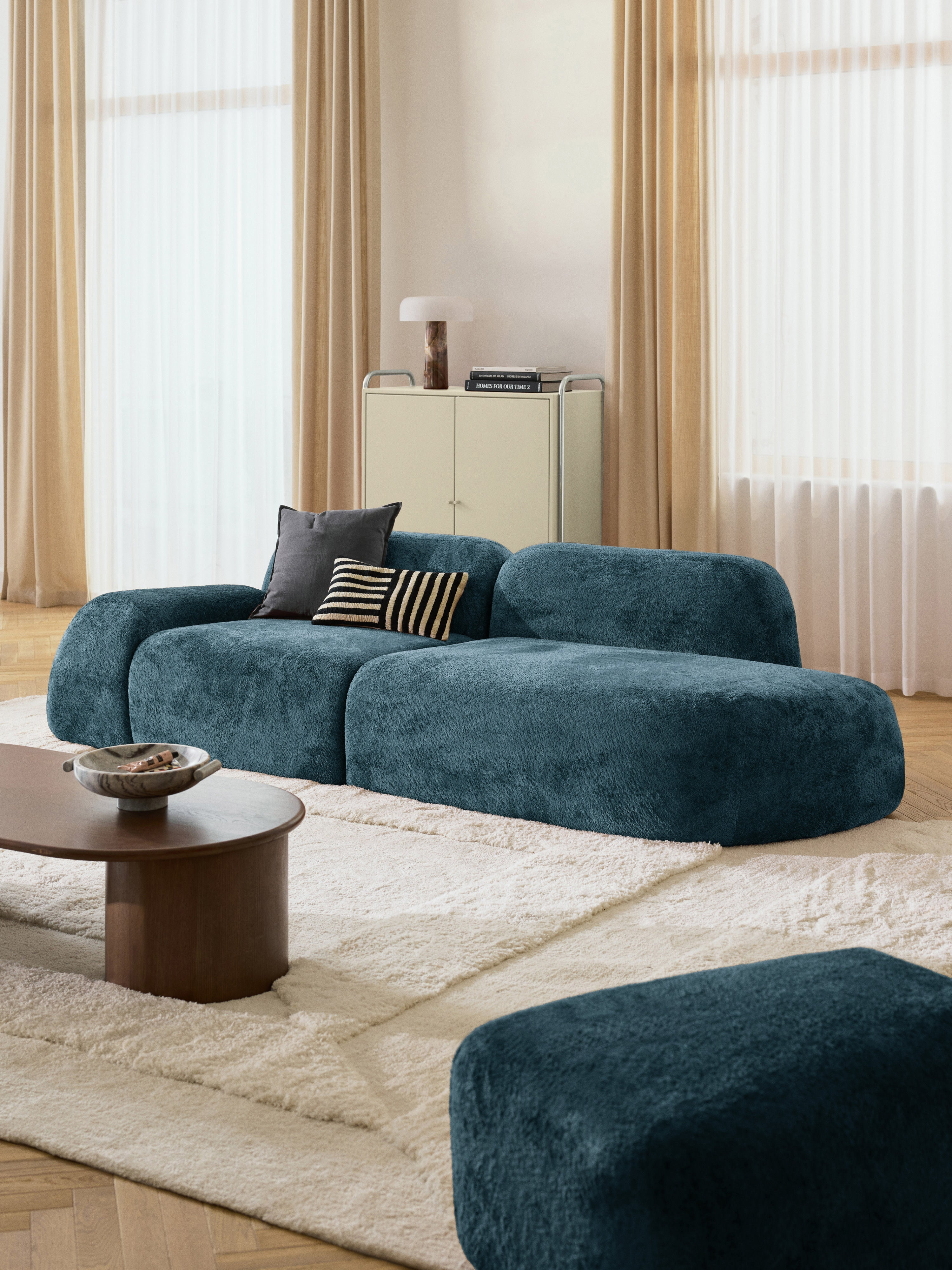 Wolke Teddy Bouclé Chaise Module