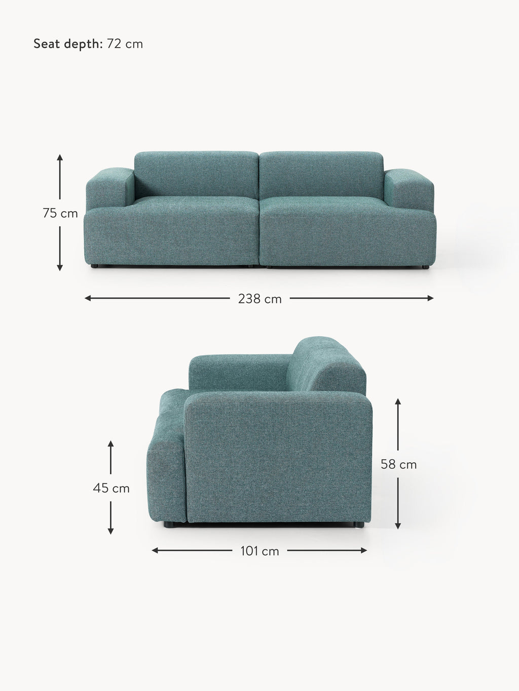 Melva Sofa (3-seater)