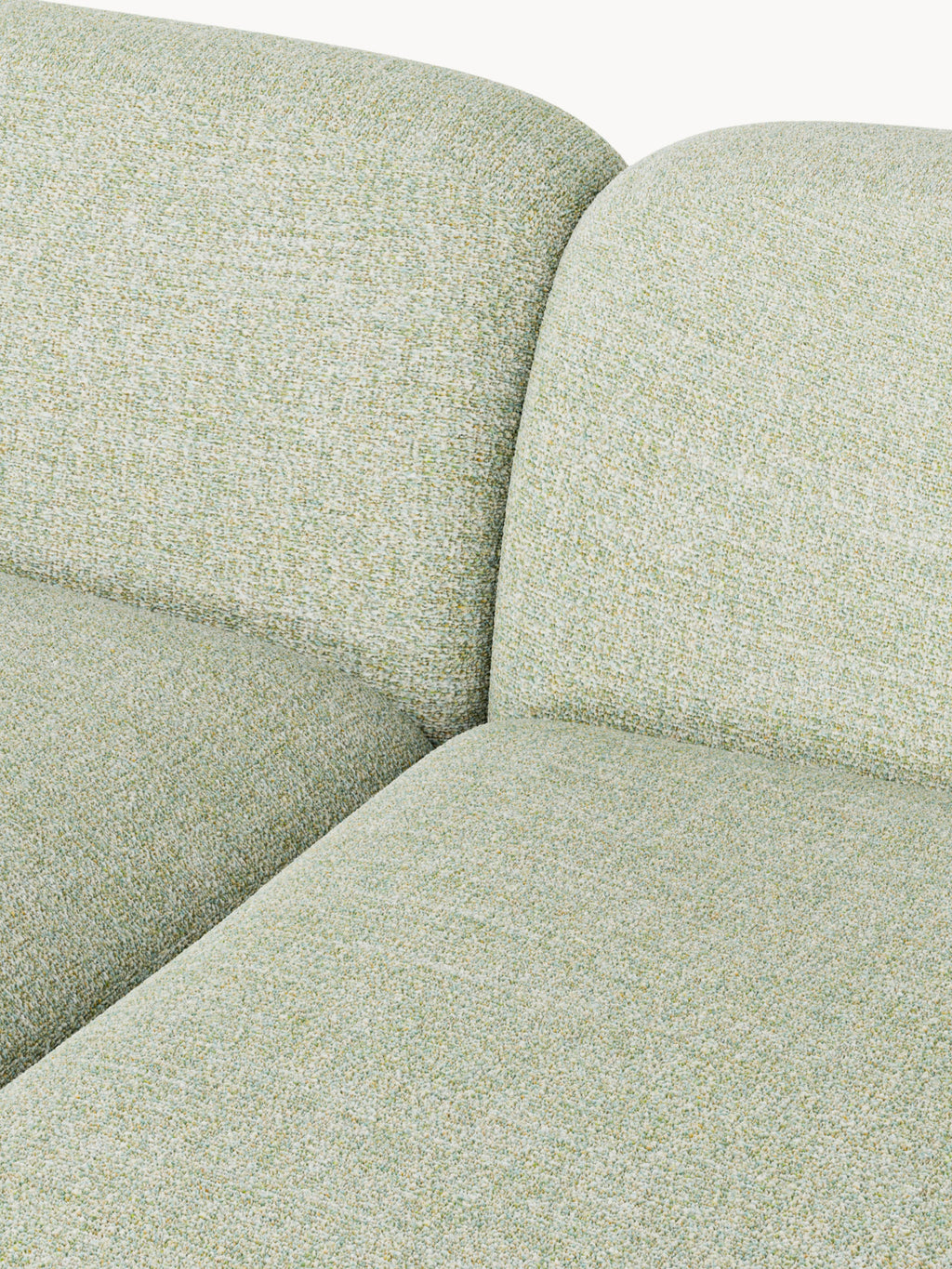 Wolke Modular Bouclé Corner Sofa (3-seater)