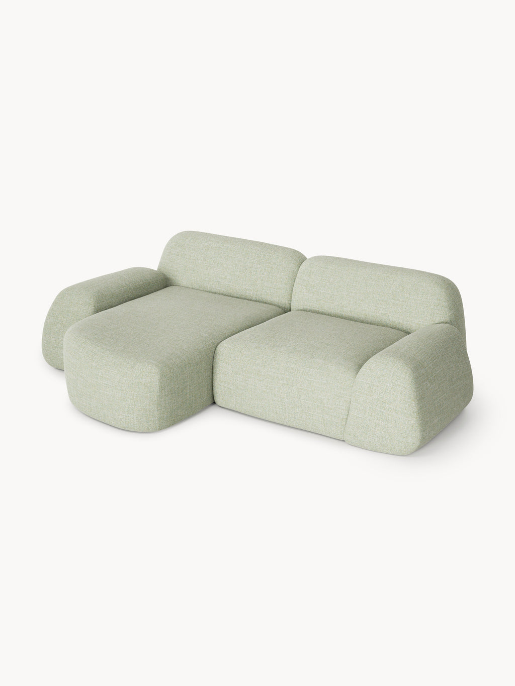 Wolke Modular Bouclé Corner Sofa (3-seater)