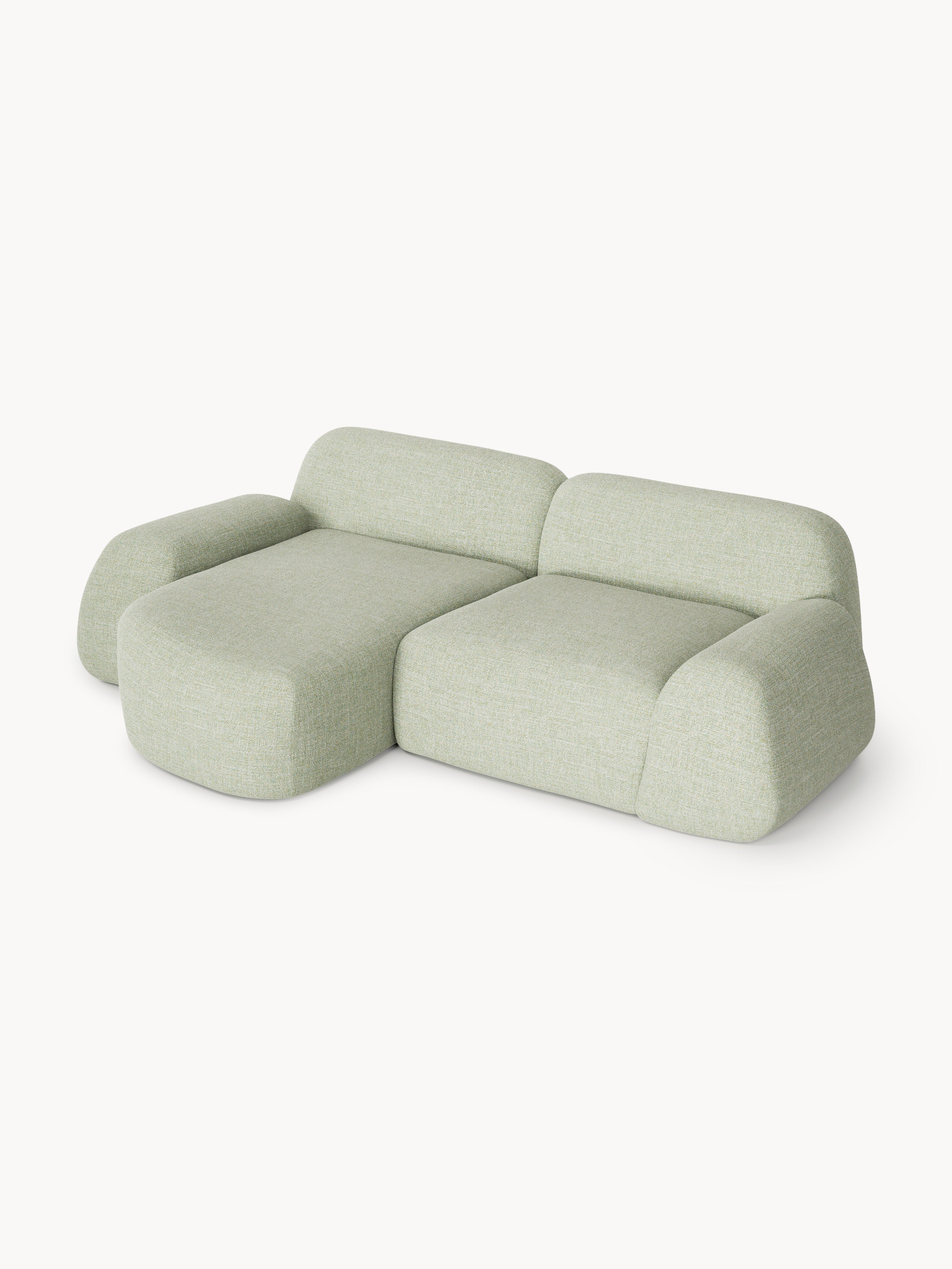 Wolke Modular Bouclé Corner Sofa (3-seater)