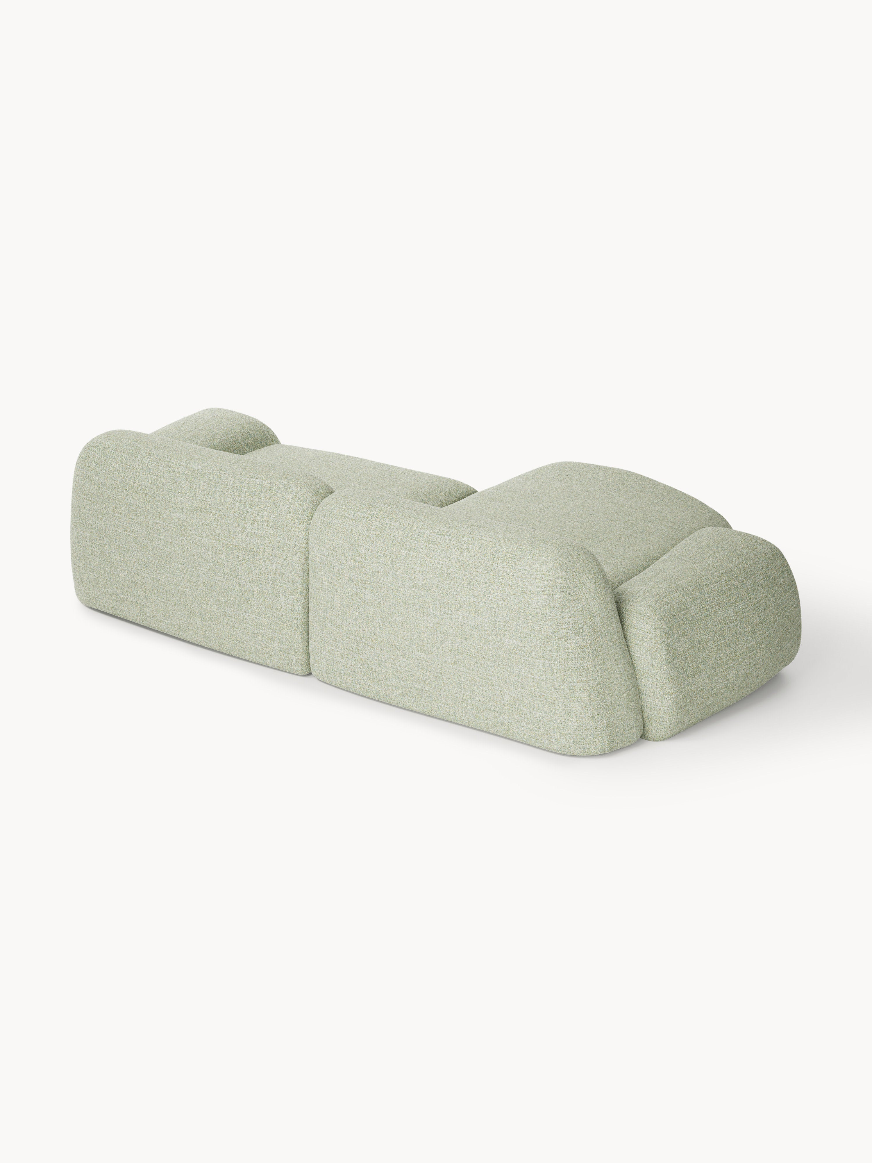 Wolke Modular Bouclé Corner Sofa (3-seater)