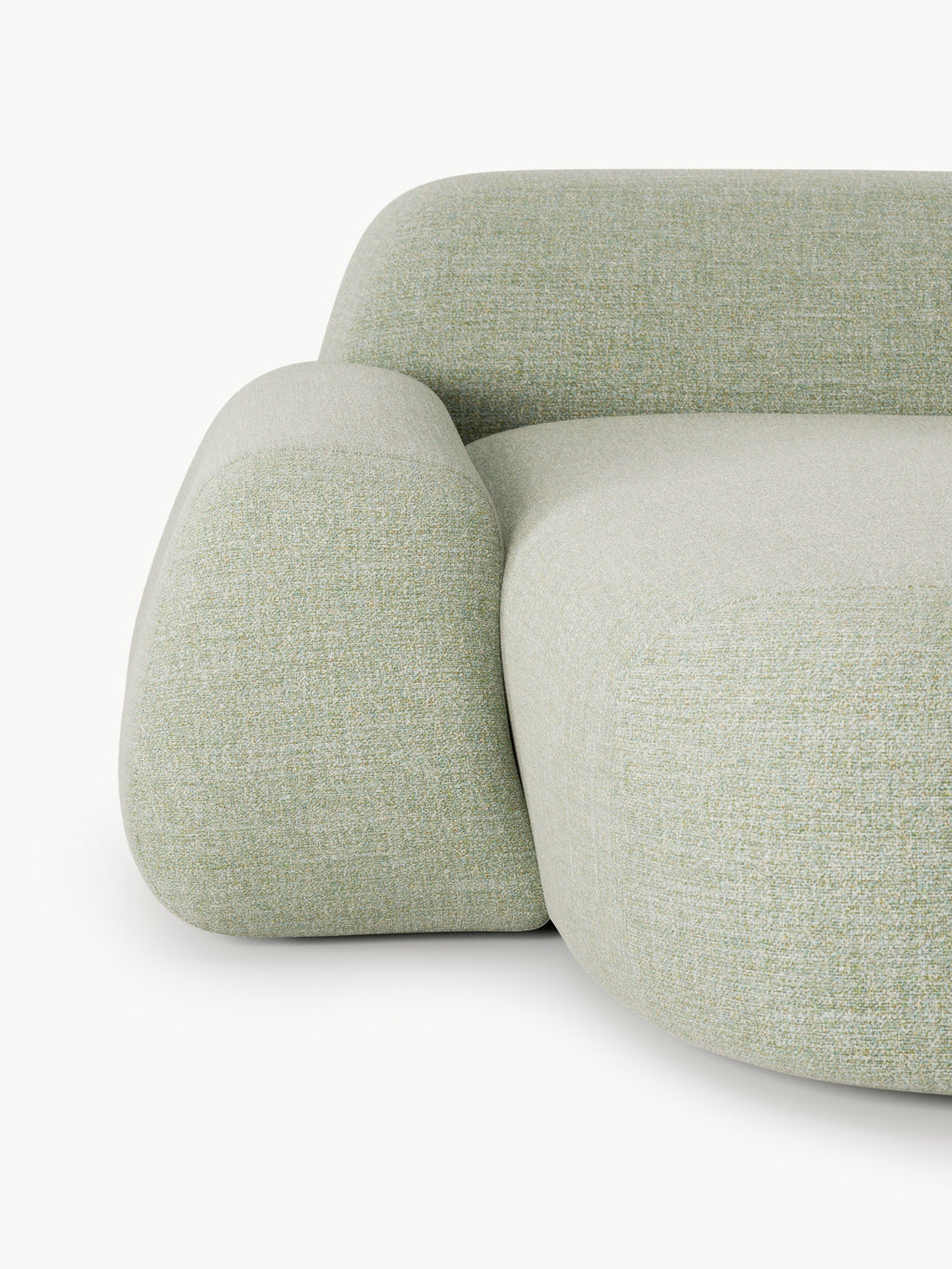Wolke Modular Bouclé Corner Sofa (3-seater)