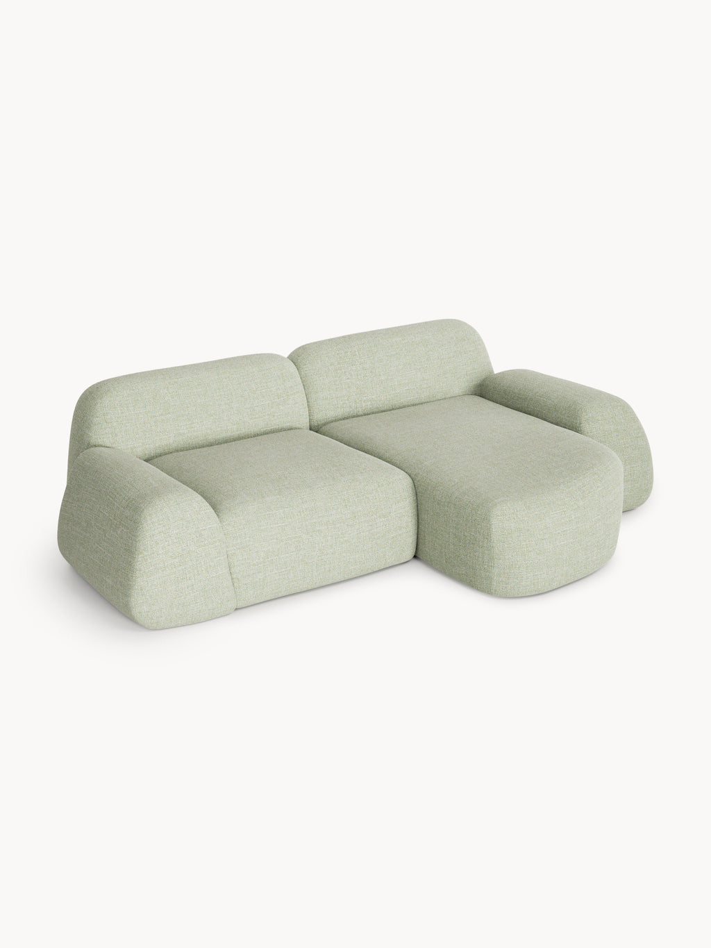 Wolke Modular Bouclé Corner Sofa (3-seater)