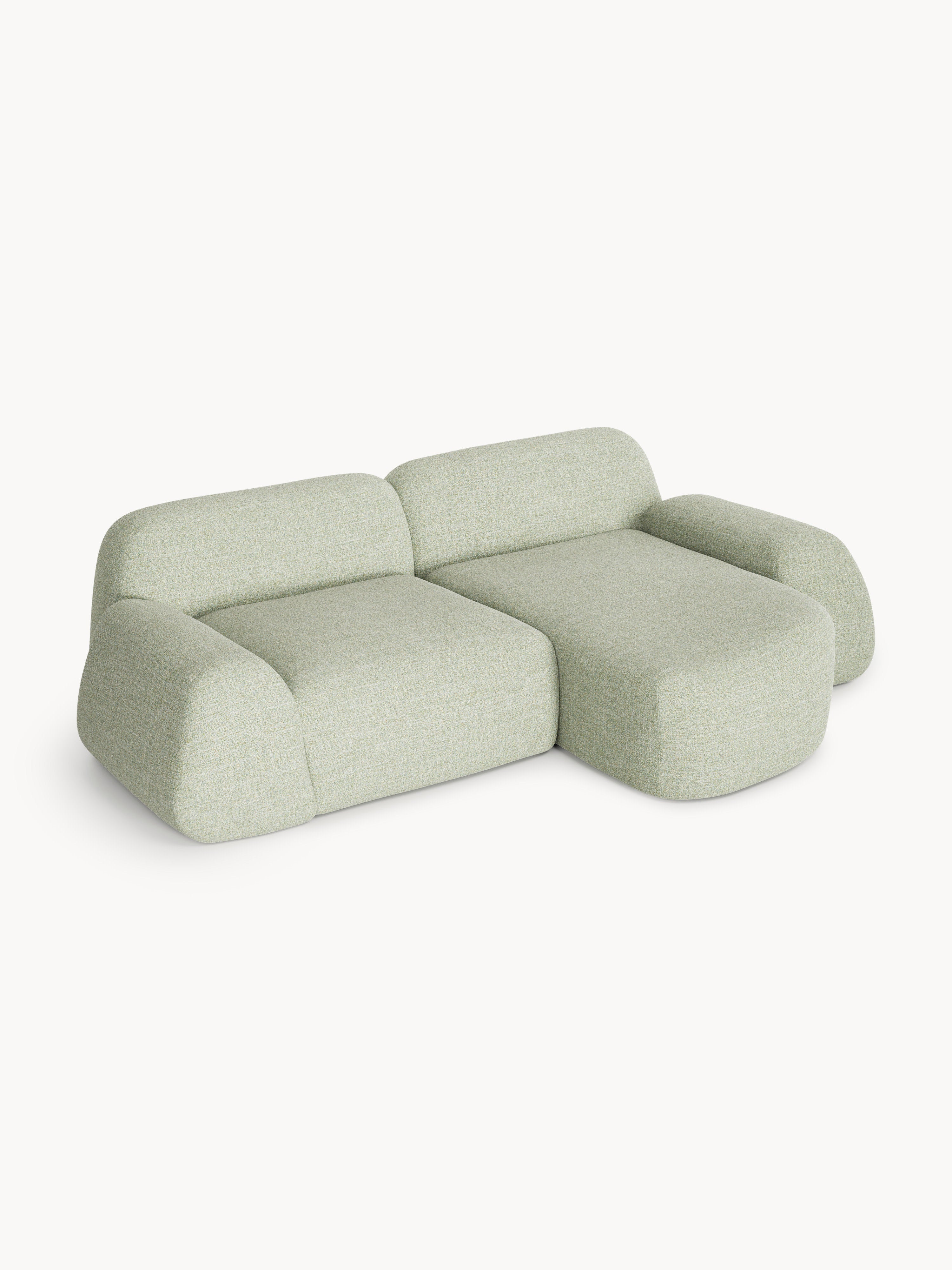 Wolke Modular Bouclé Corner Sofa (3-seater)