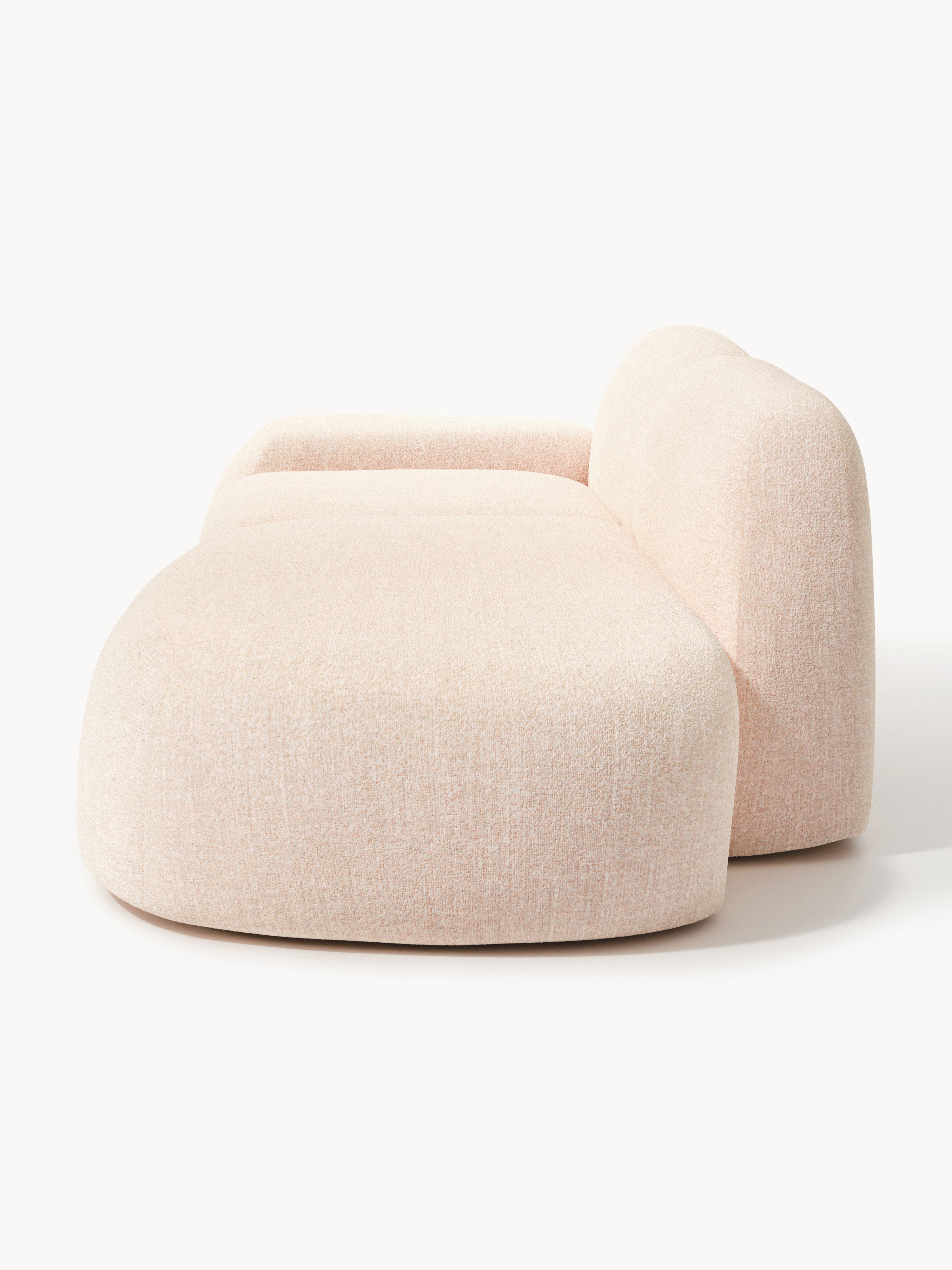Wolke Modular Bouclé Chaise (3-seater)