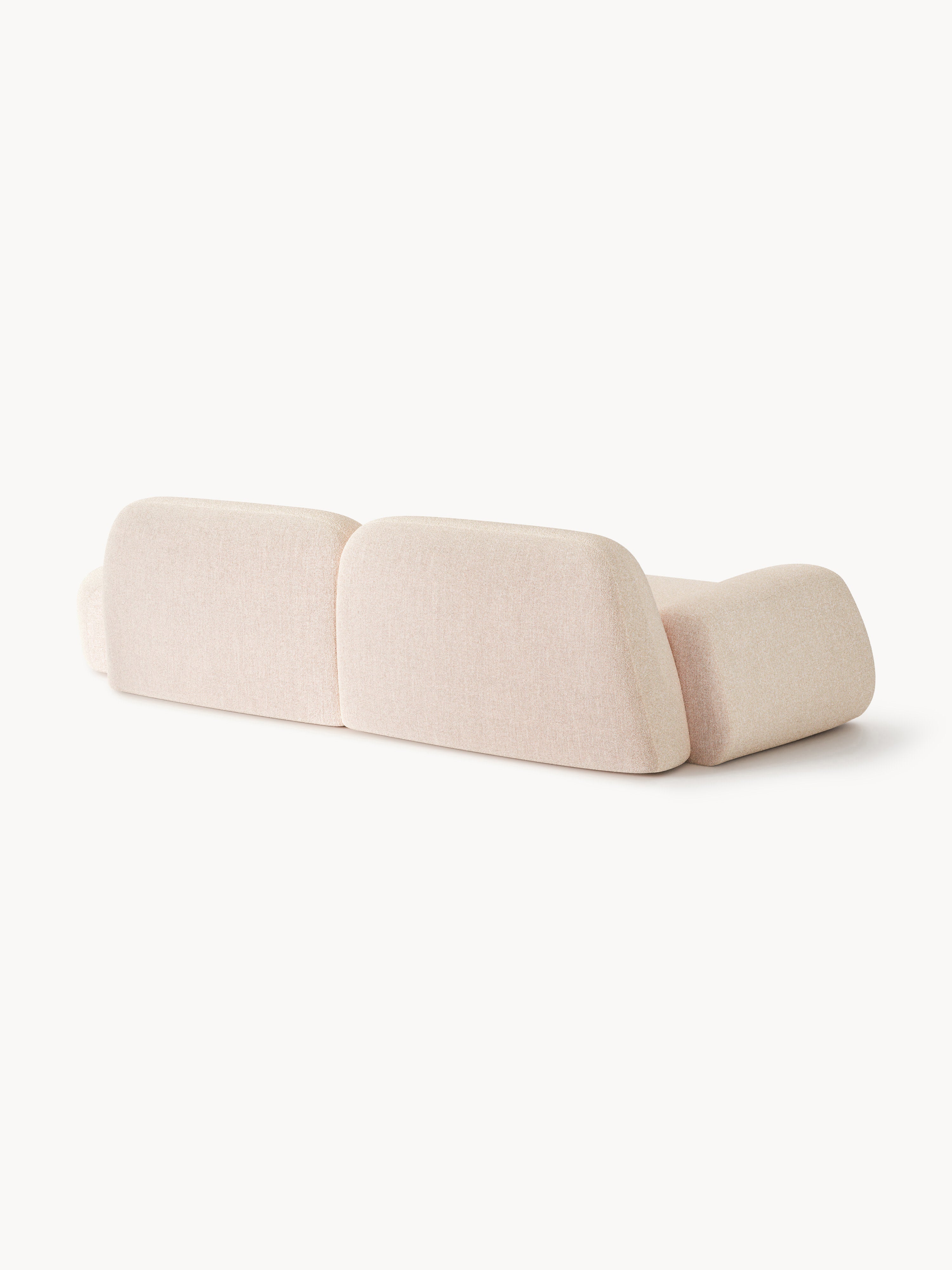 Wolke Modular Bouclé Chaise (3-seater)