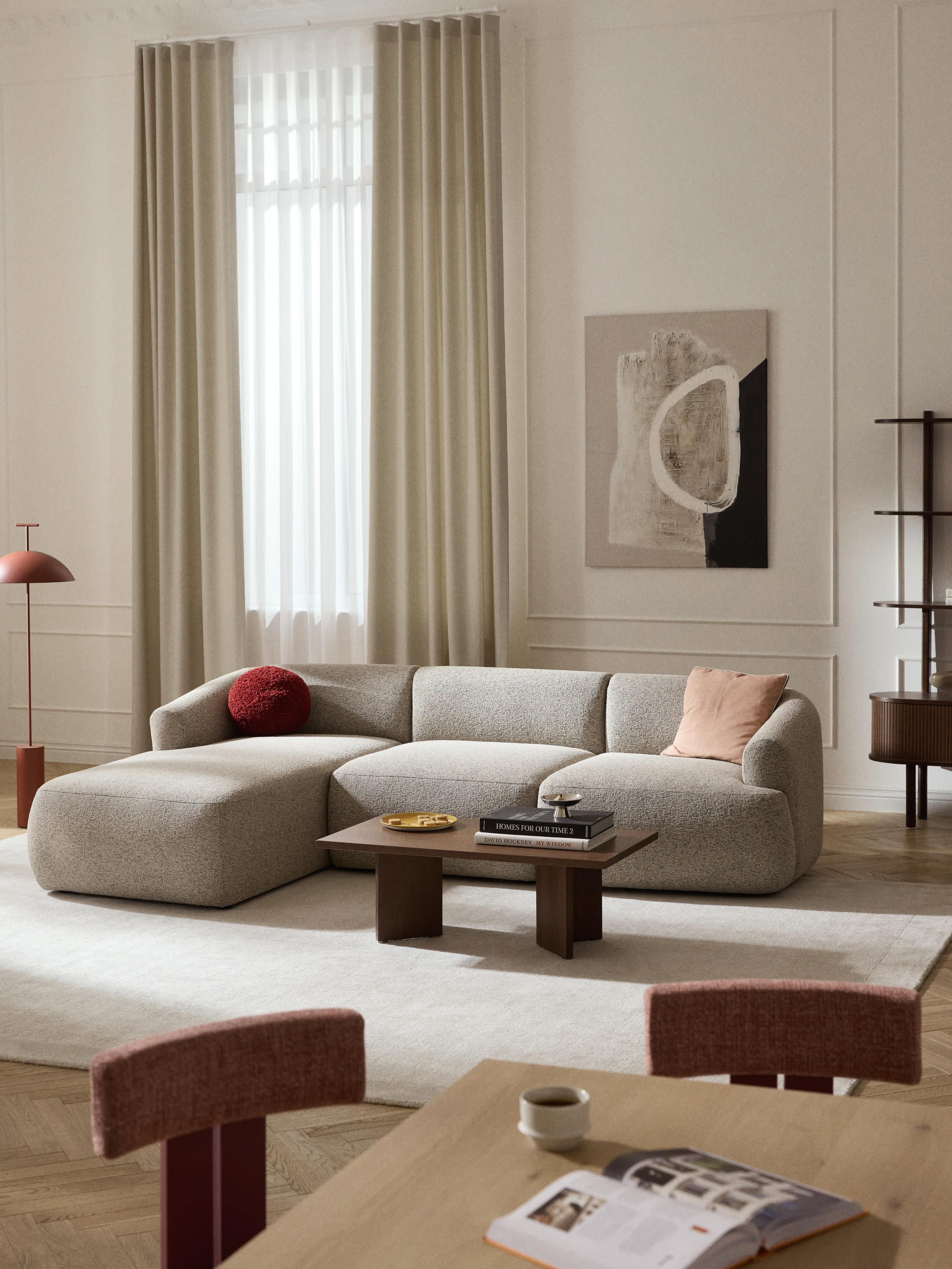 Sofia Bouclé Corner Chaise Module