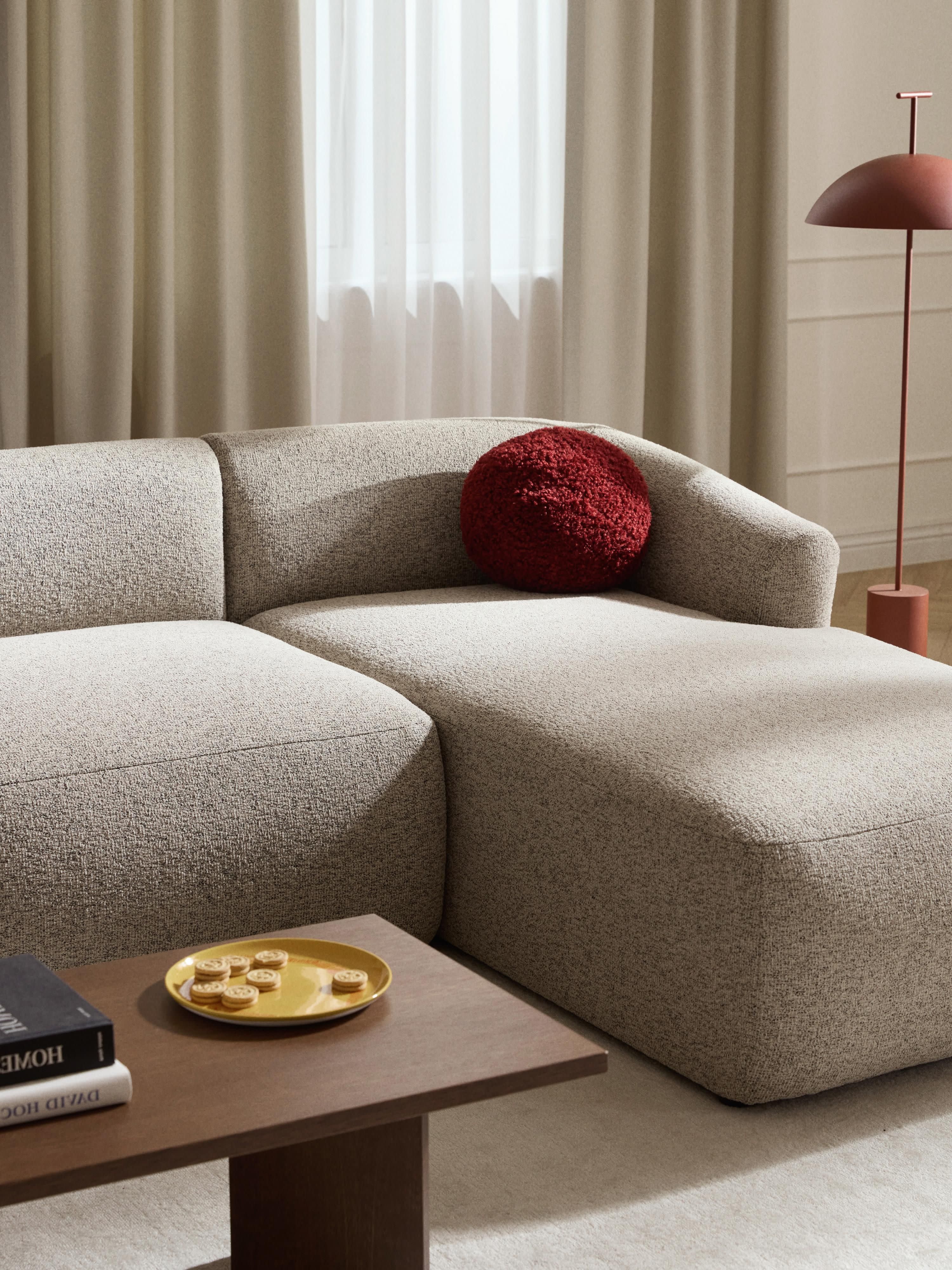 Sofia Bouclé Corner Chaise Module