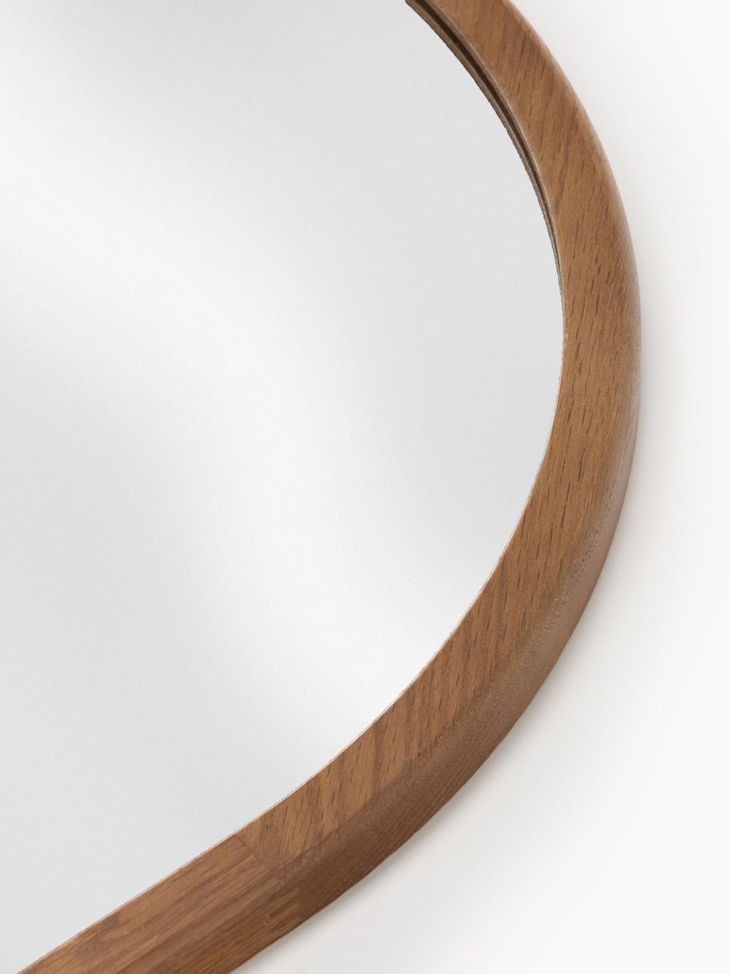 Levan Full-Length Leaner Mirror with Oak Wood Frame
