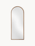 Gallery image 1 - Full-Length Leaner Mirror Levan with Oak Wood Frame