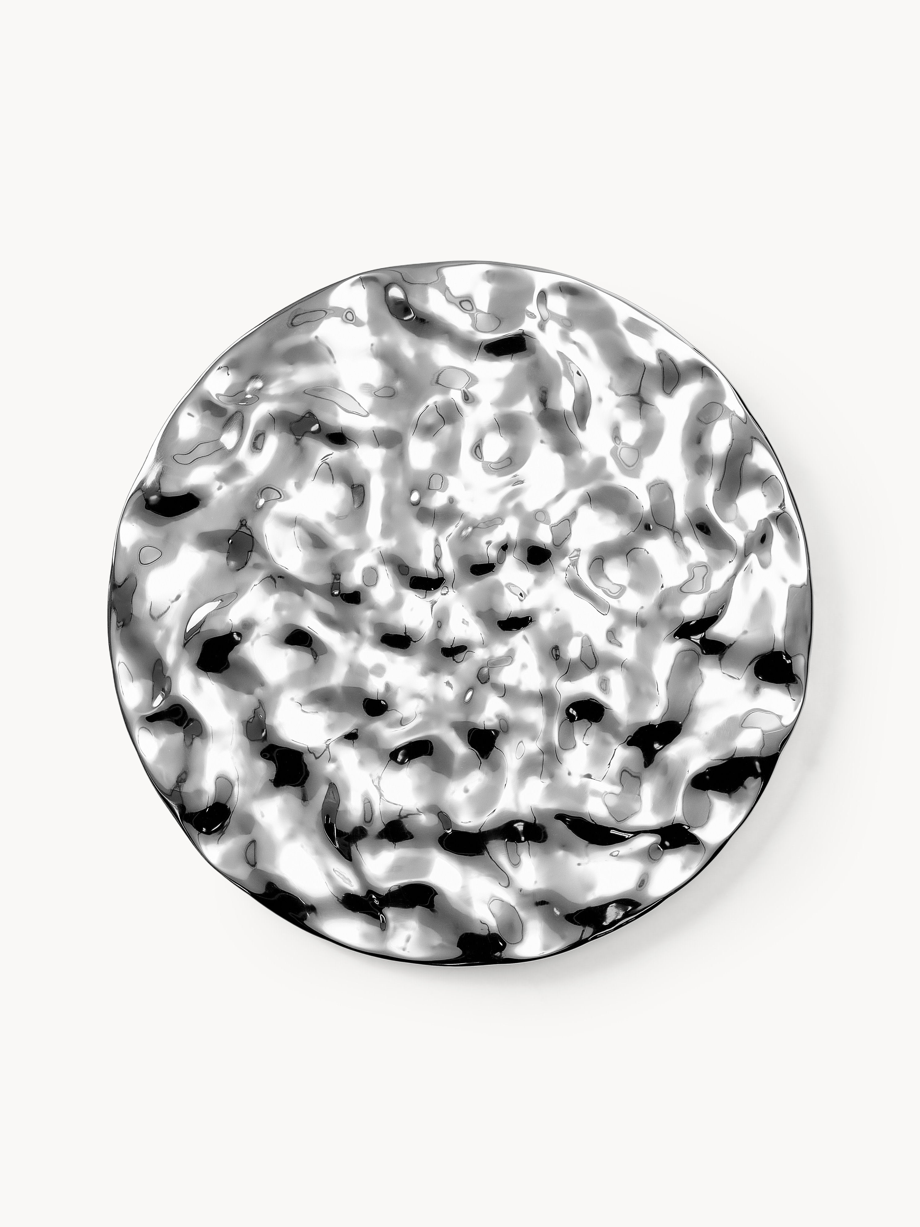 Gallery image 1 - Wall Object Splash with Hammered Surface, Ø 120 cm