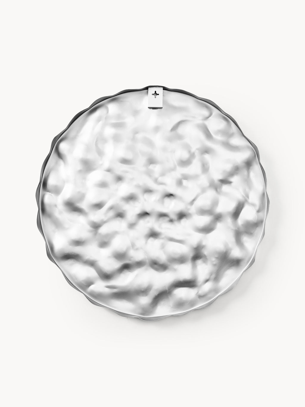 Splash Wall Object with Hammered Surface, Ø 120 cm